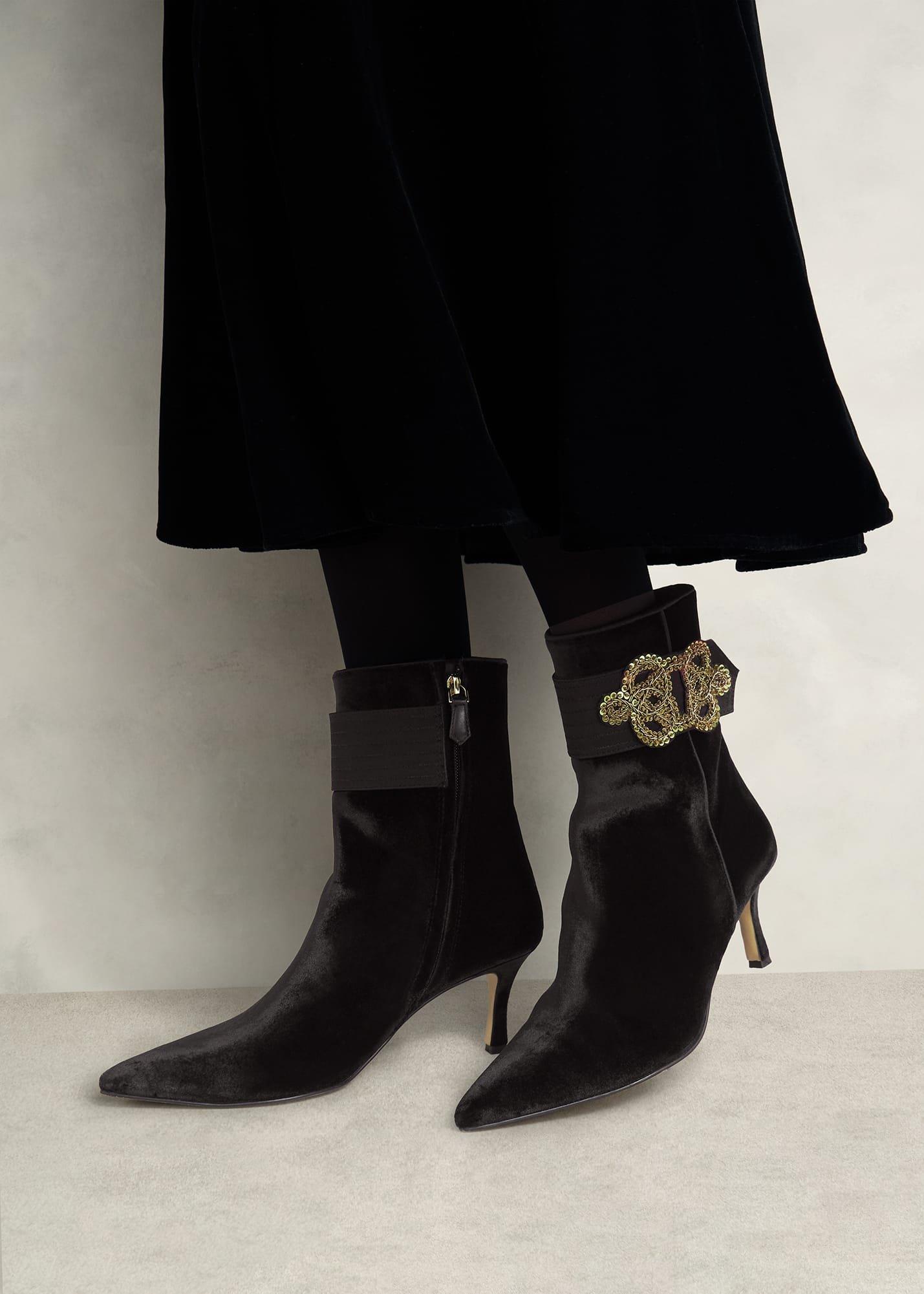 Keston Ankle Boots, Black, hi-res