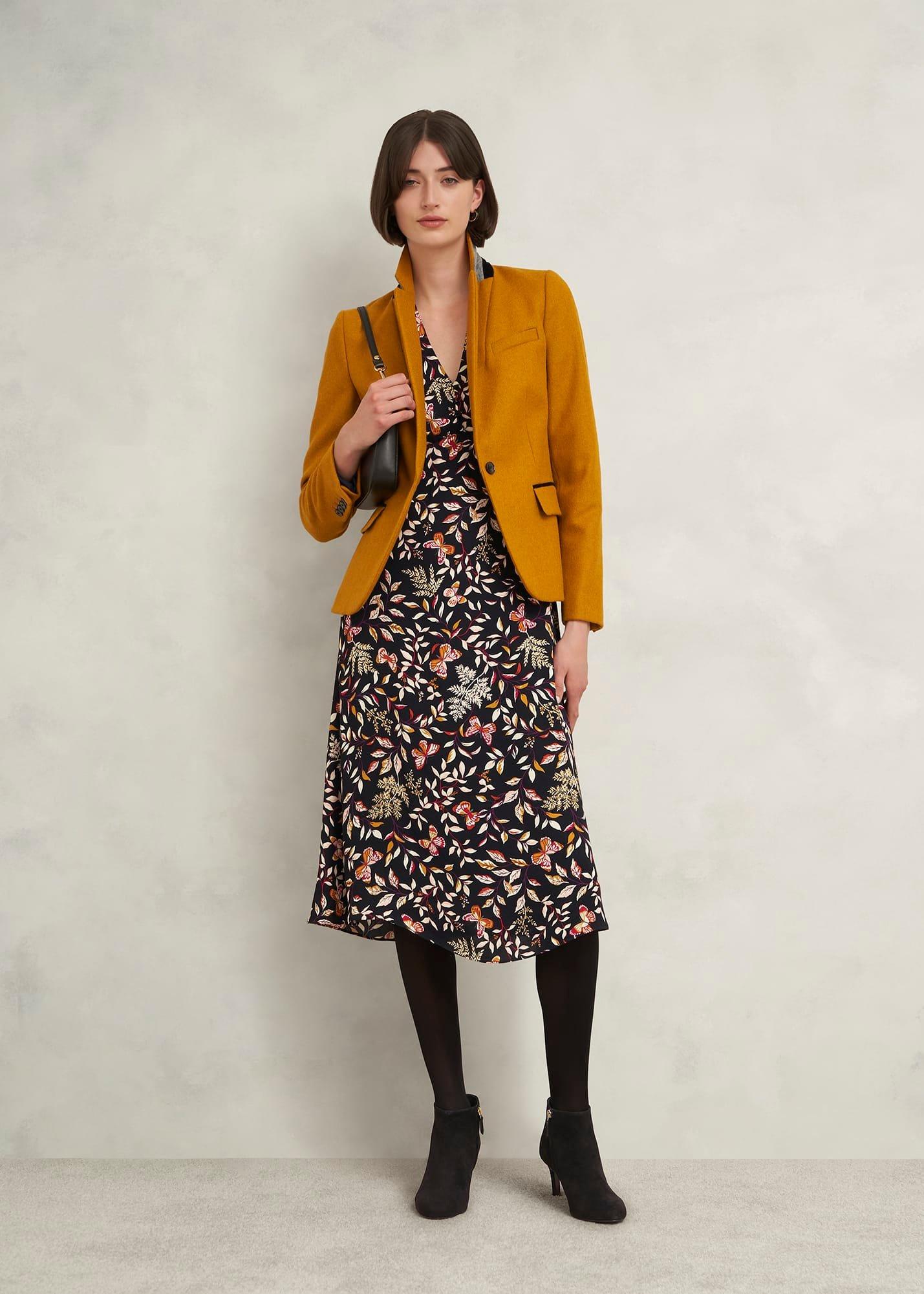 Lizzie Suede Ankle Boots, Black, hi-res