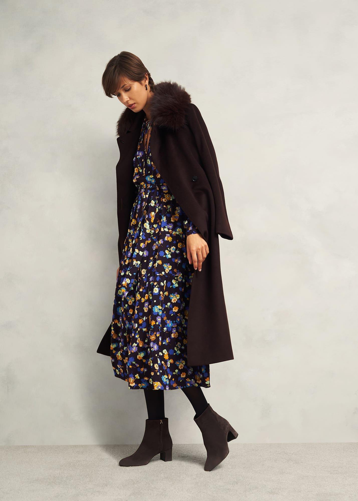 Rochelle Ankle Boots, Chocolate Brown, hi-res