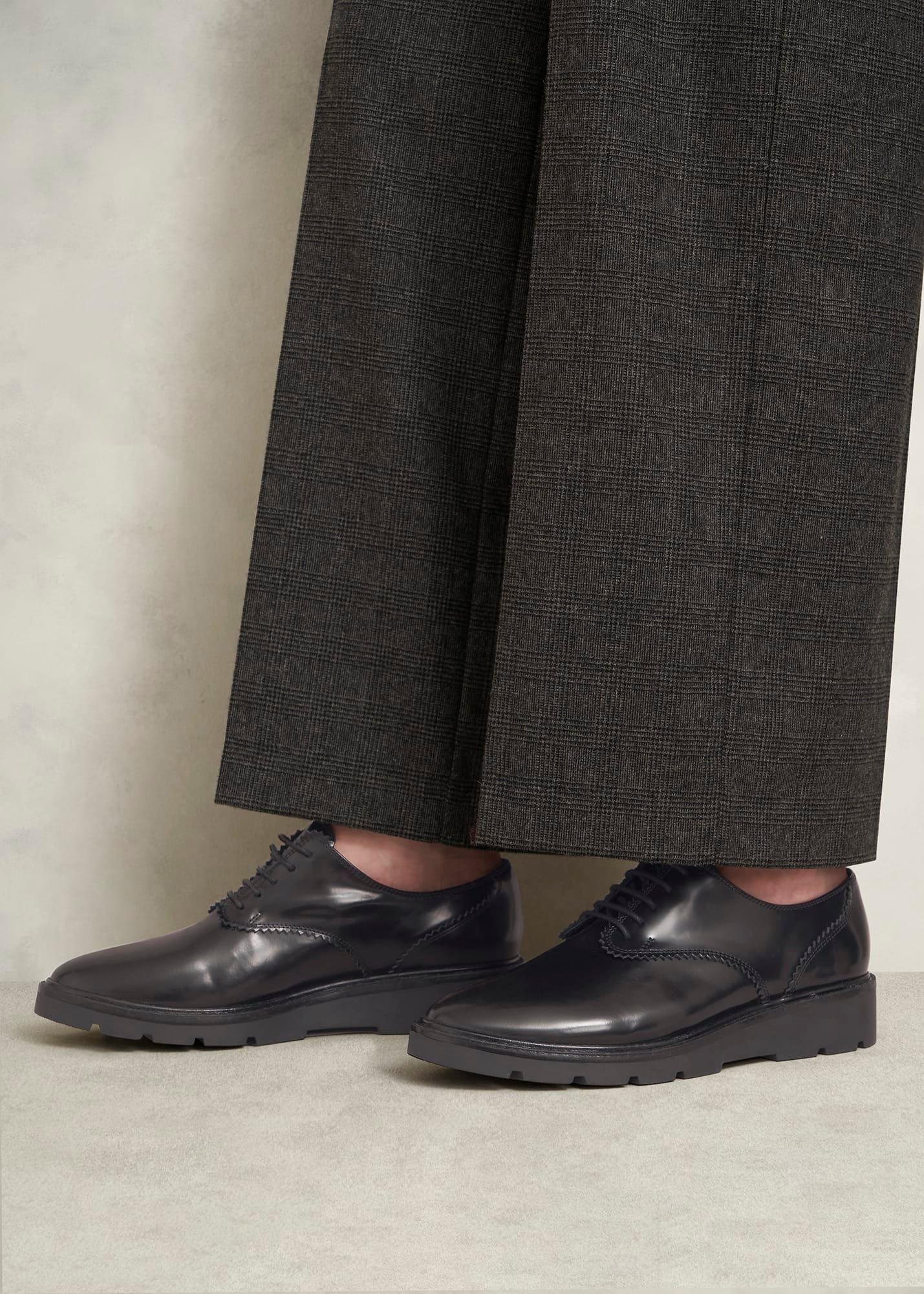 Chelsey Lace-Up Shoes, Black, hi-res