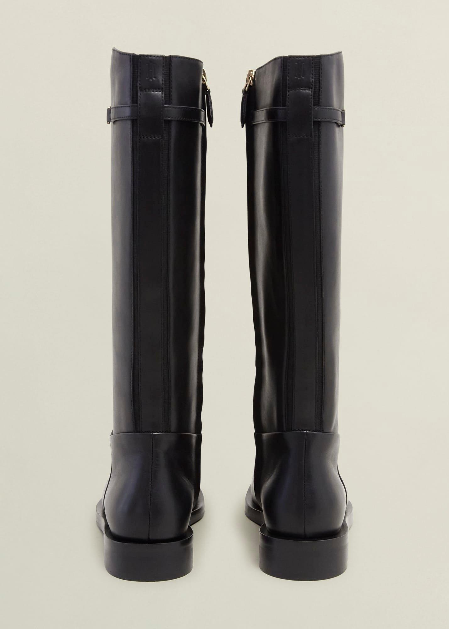 Uma Knee Boots, Black, hi-res