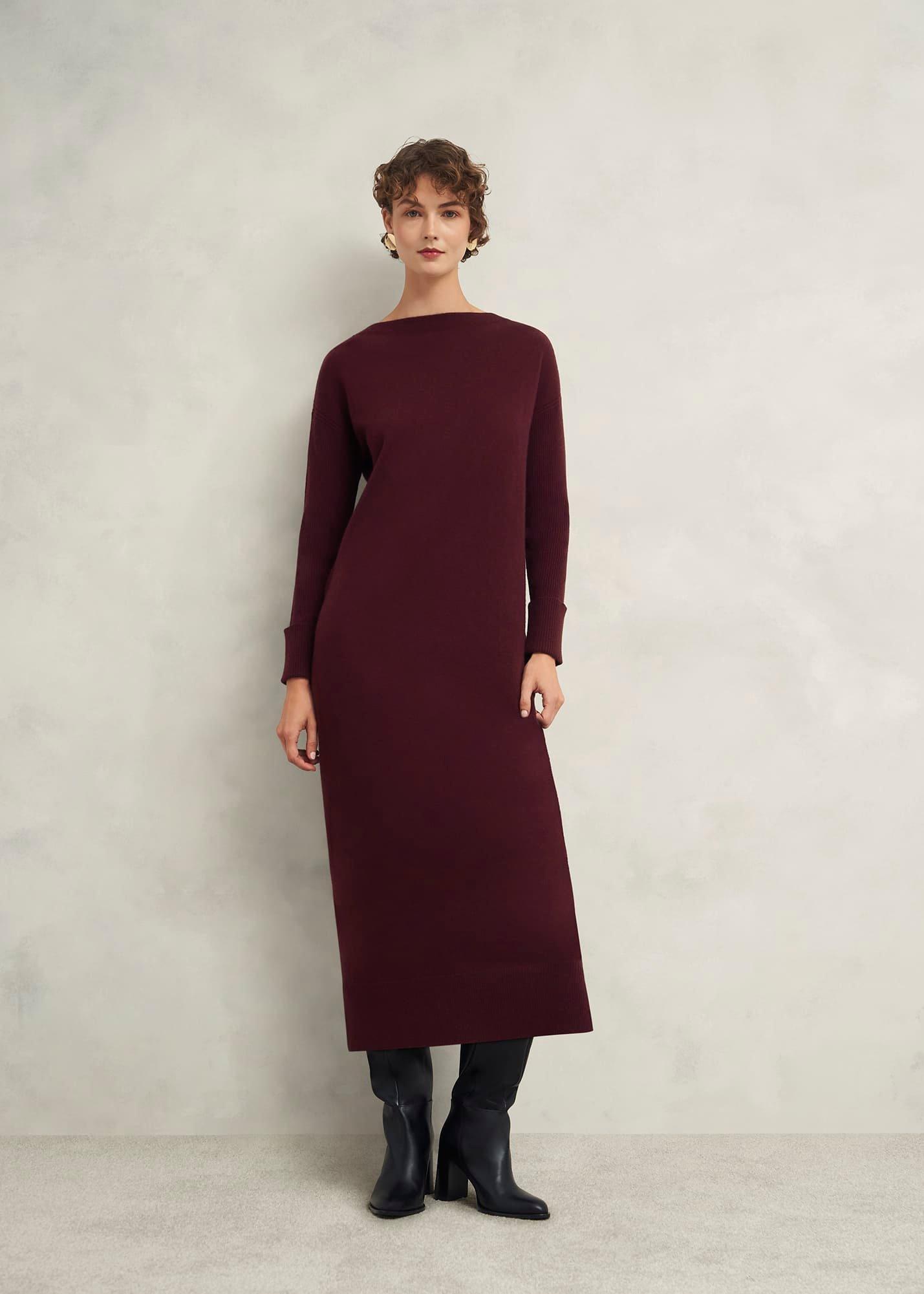 Prim Pull On Leather Boots, Black, hi-res