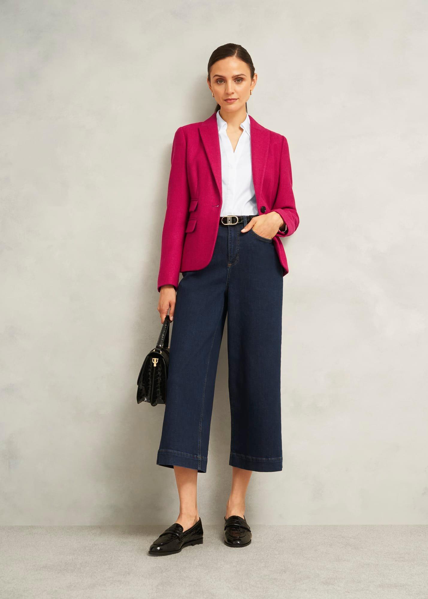 Kiera Leather Belt, Black, hi-res