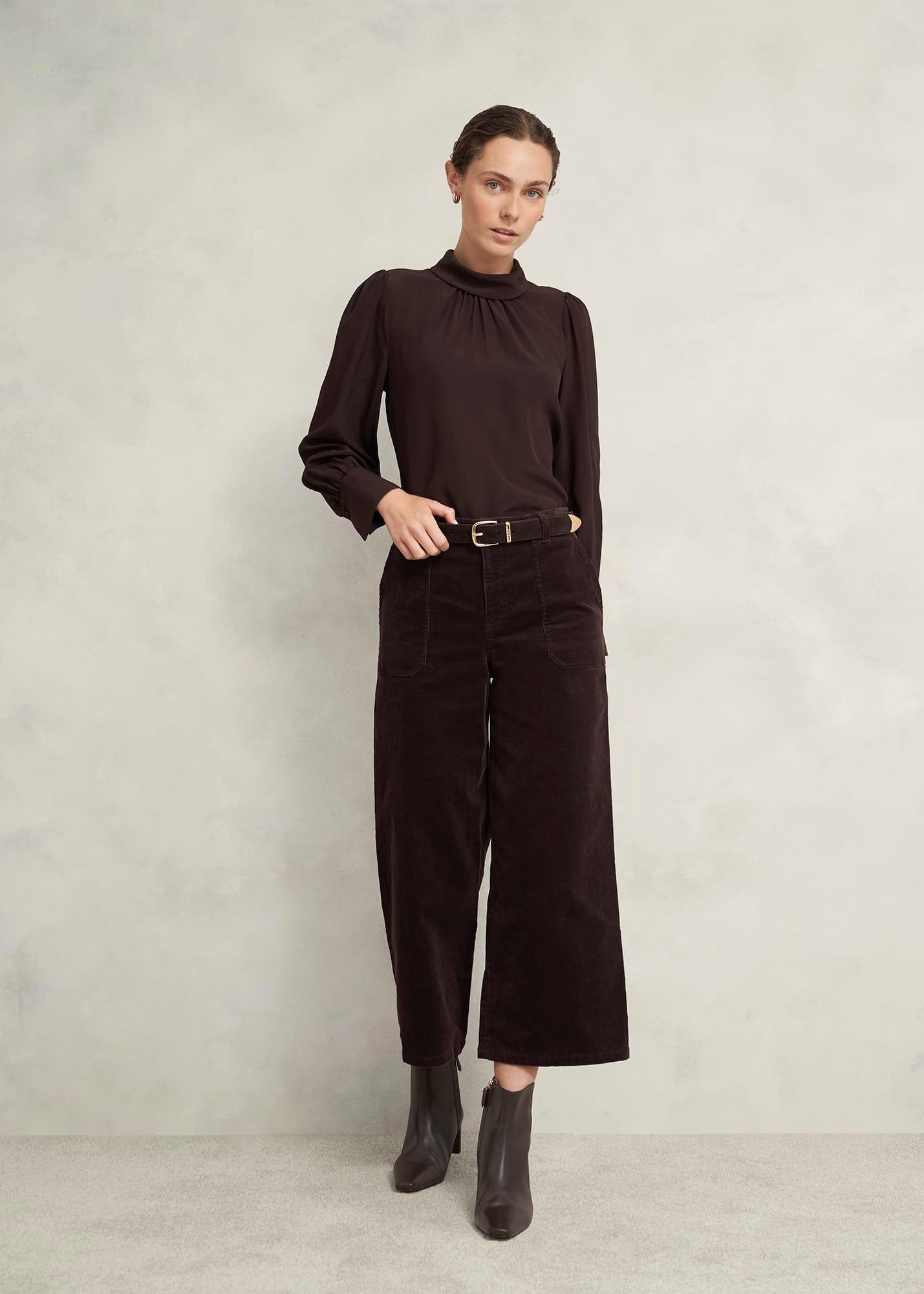 Nima Suede Belt, Chocolate Brown, hi-res