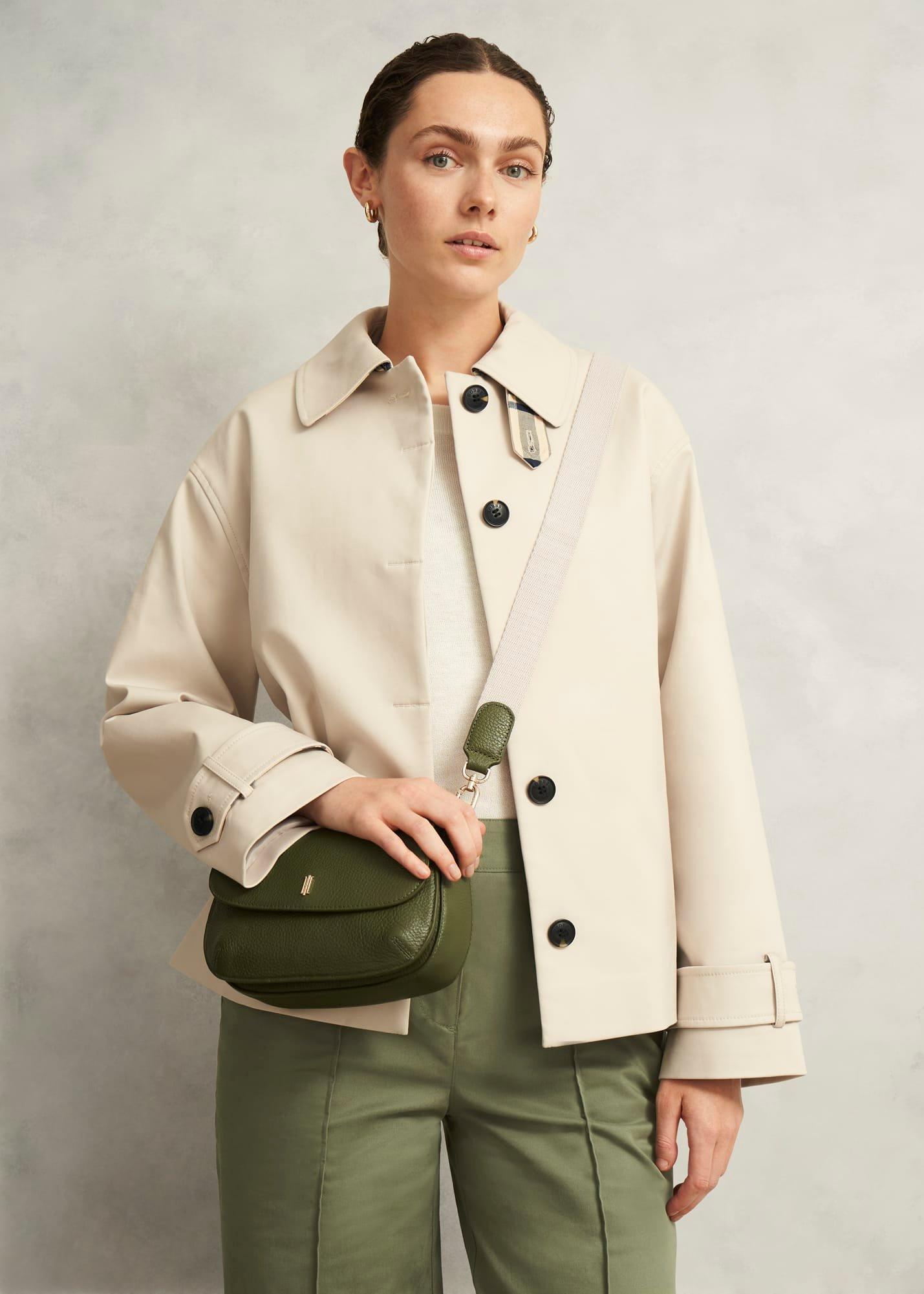 Berwick Leather Crossbody Bag, Chive Green, hi-res