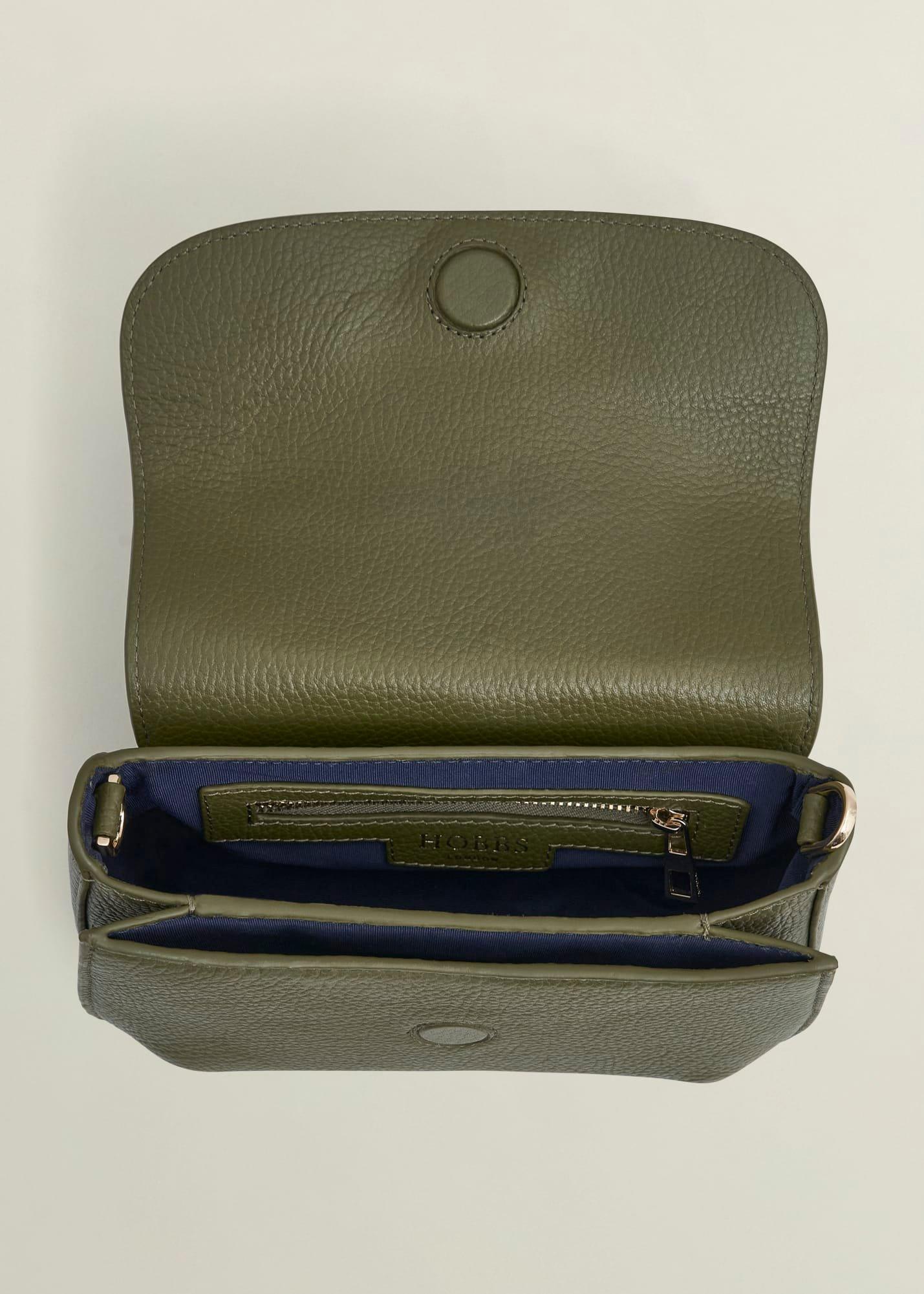 Berwick Leather Crossbody Bag, Chive Green, hi-res