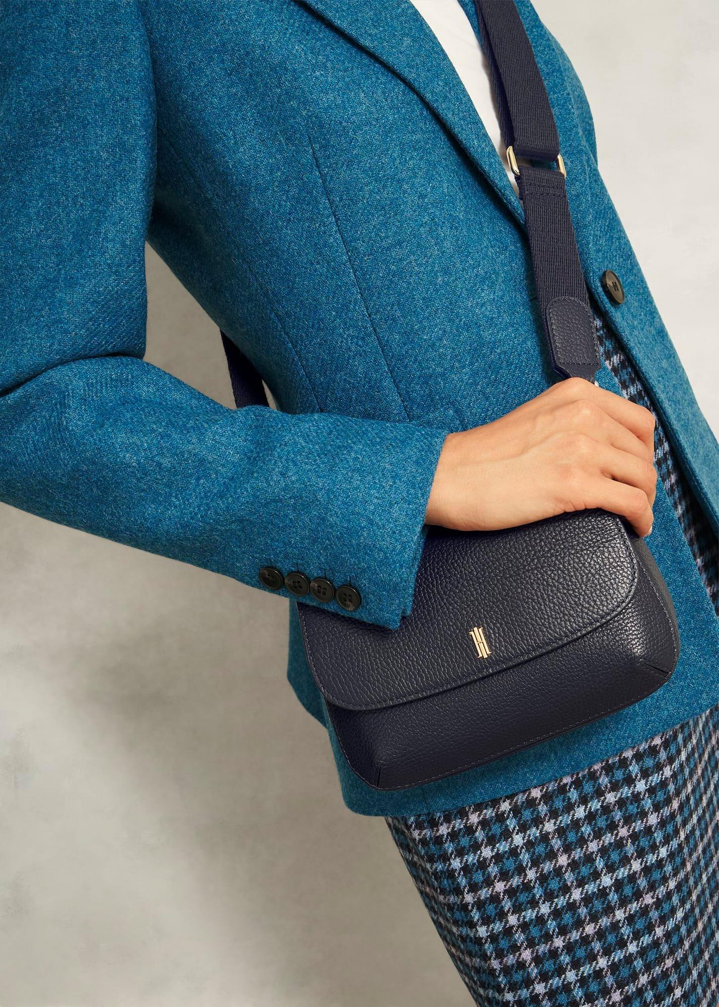 Berwick Leather Crossbody Bag, Hobbs Navy, hi-res