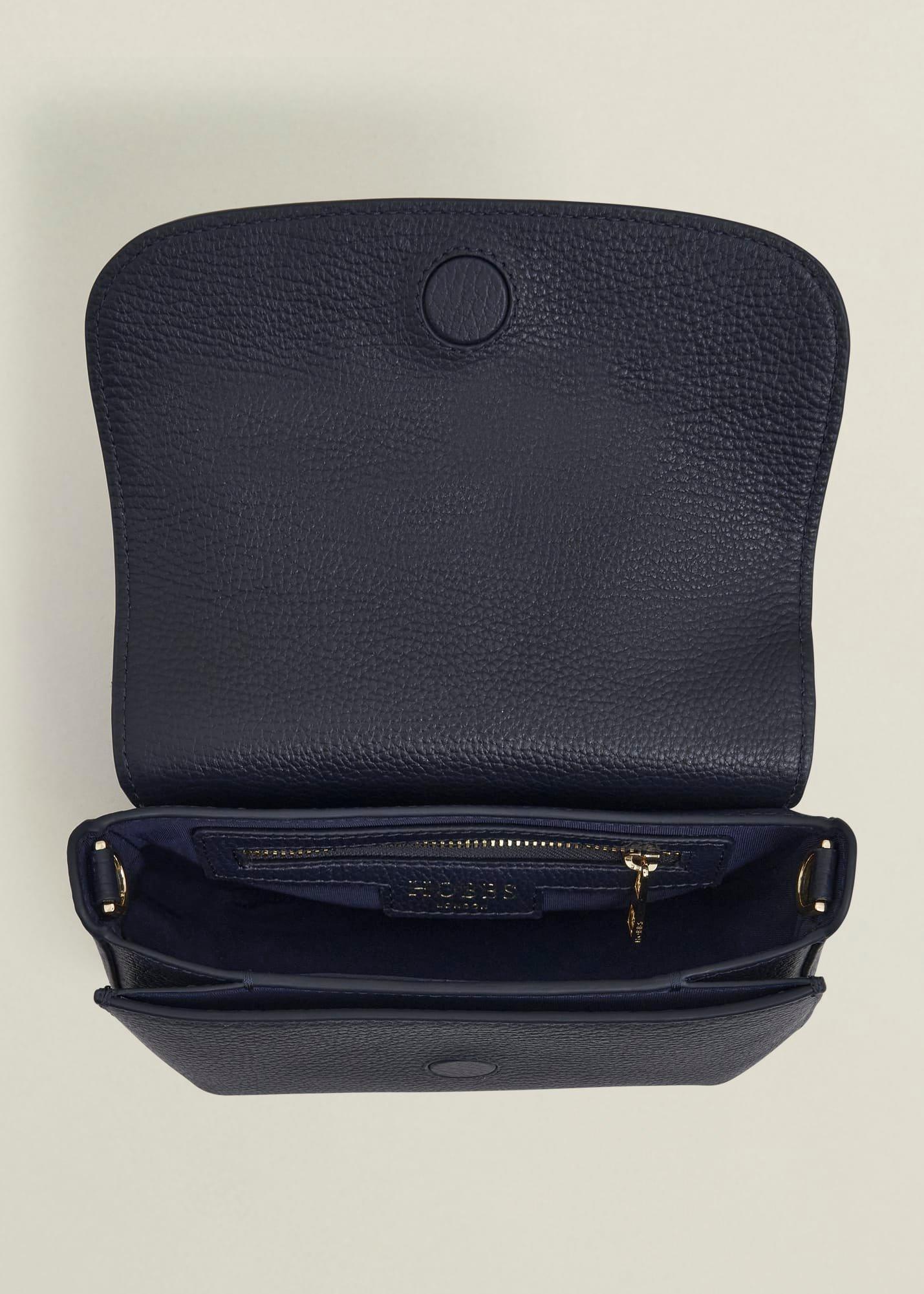 Berwick Leather Crossbody Bag, Hobbs Navy, hi-res