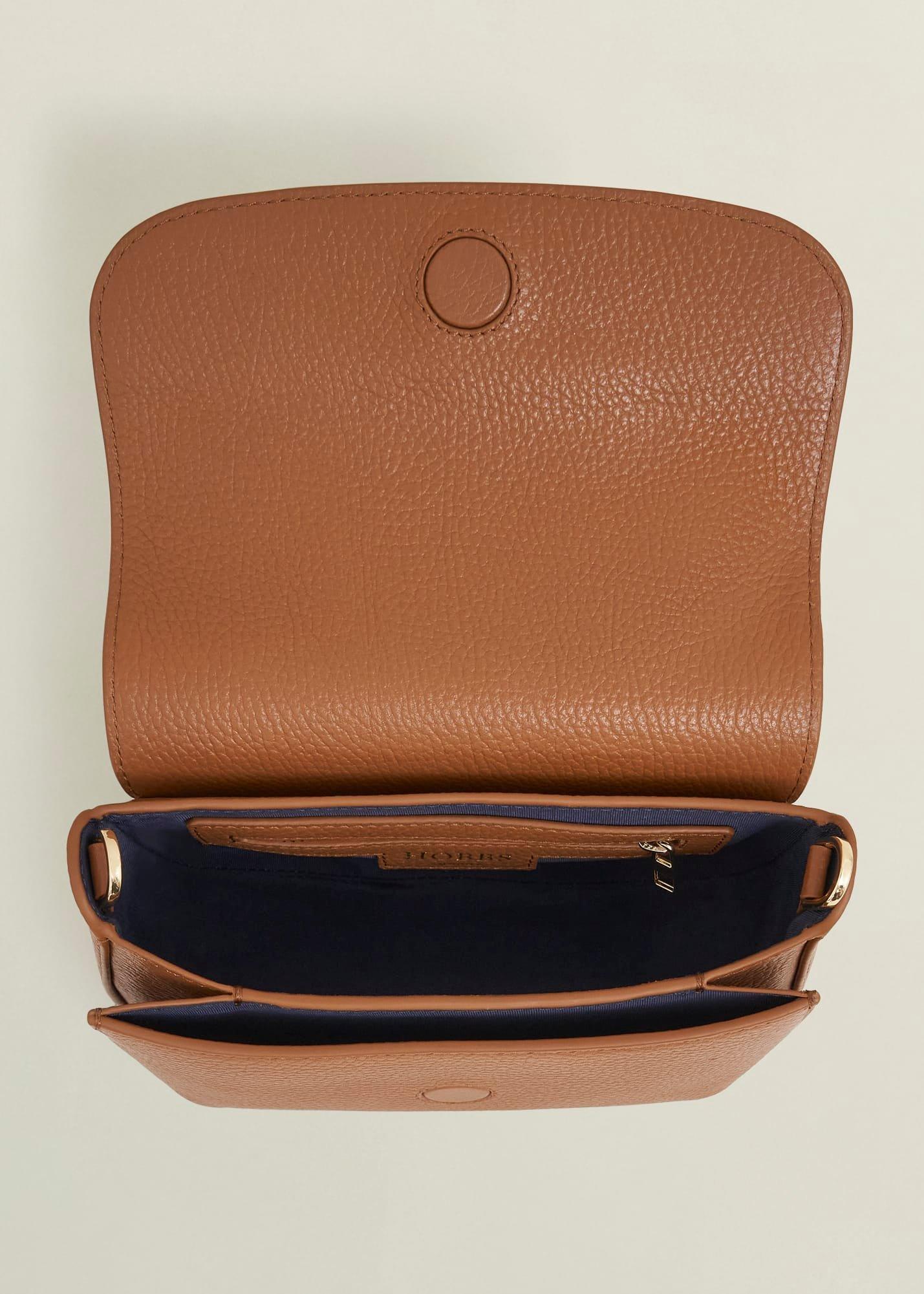 Berwick Leather Crossbody Bag, Tan Ivory, hi-res