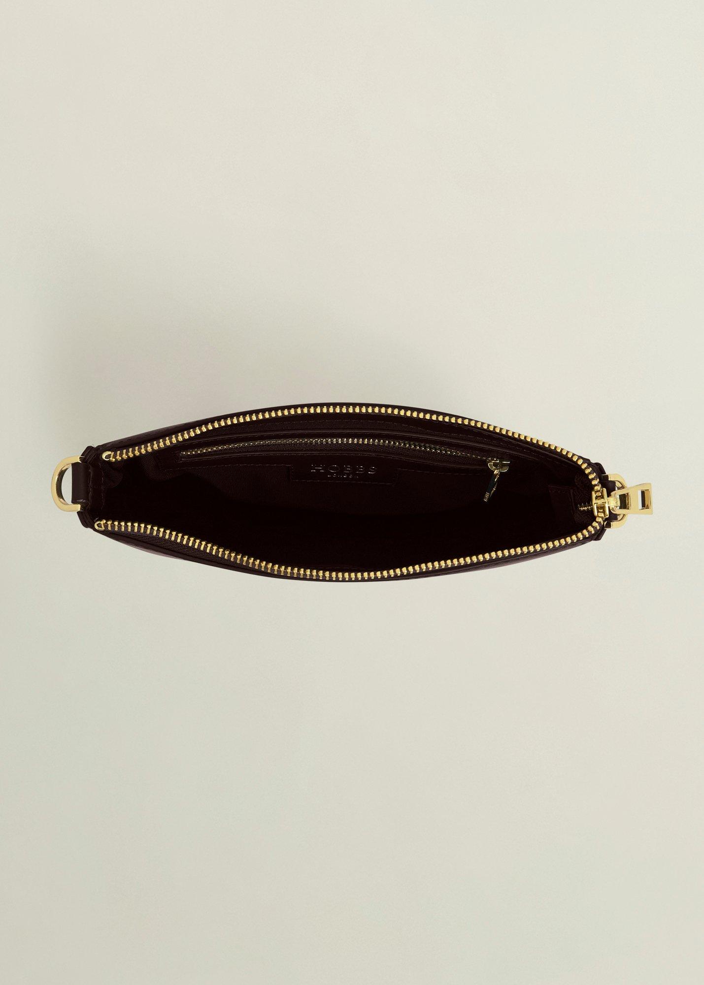 Briella Leather Bag, Chocolate Brown, hi-res