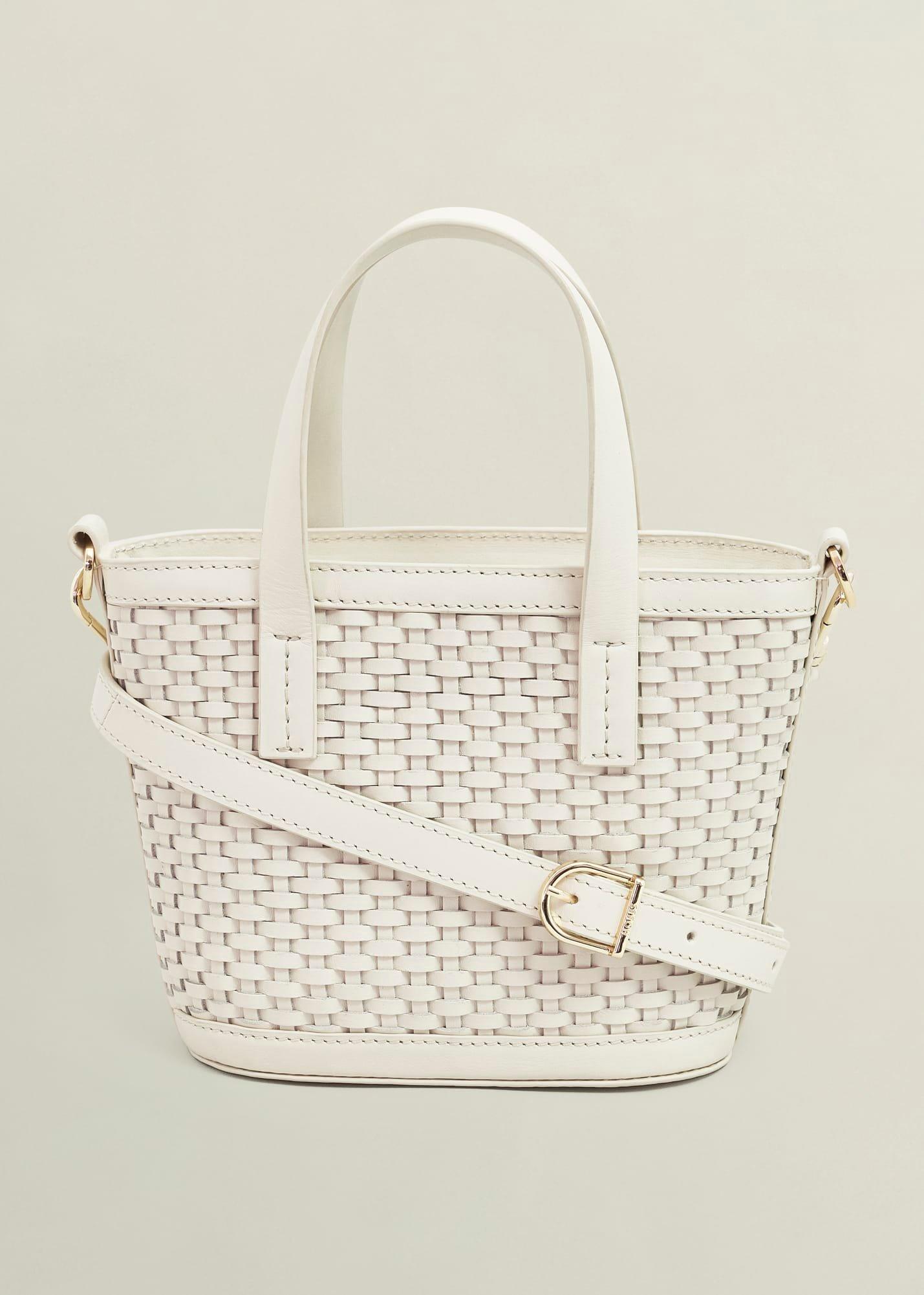Posie Woven Leather Bag