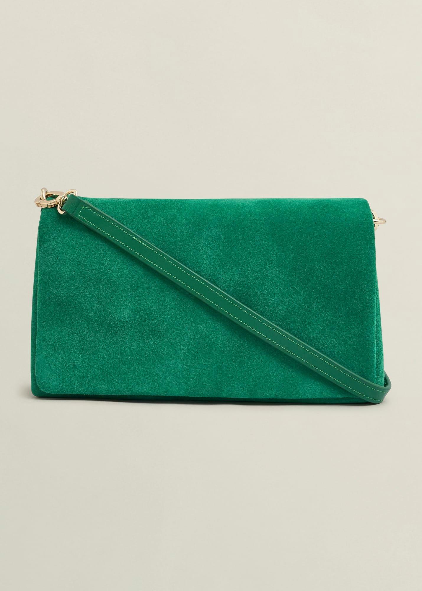 Jas Suede Clutch Bag