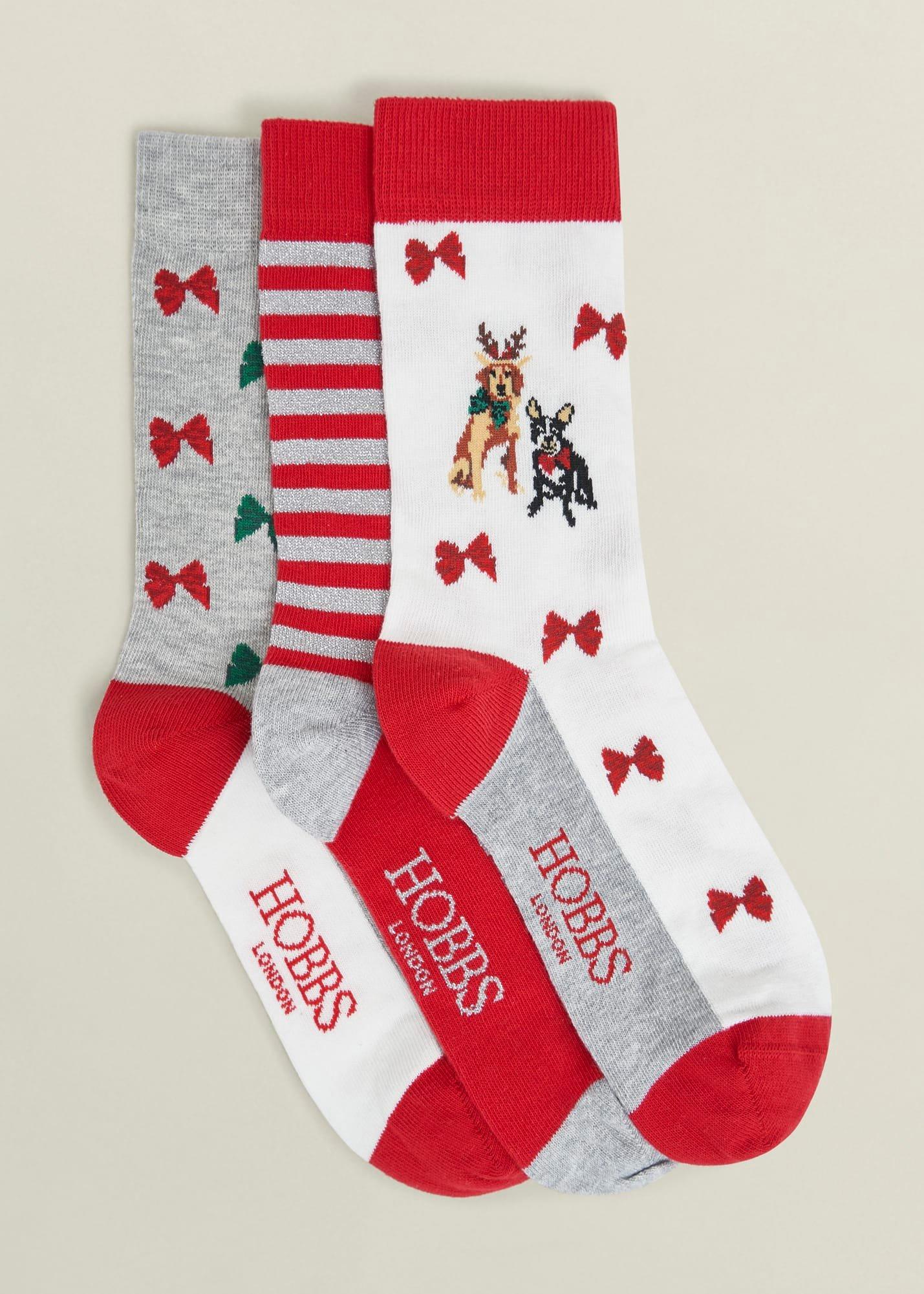 Festive Dog Sock Set