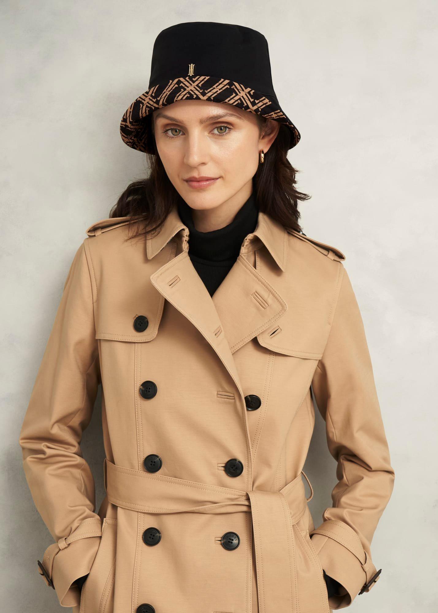 Zuri Reversible Hat, Black Camel, hi-res