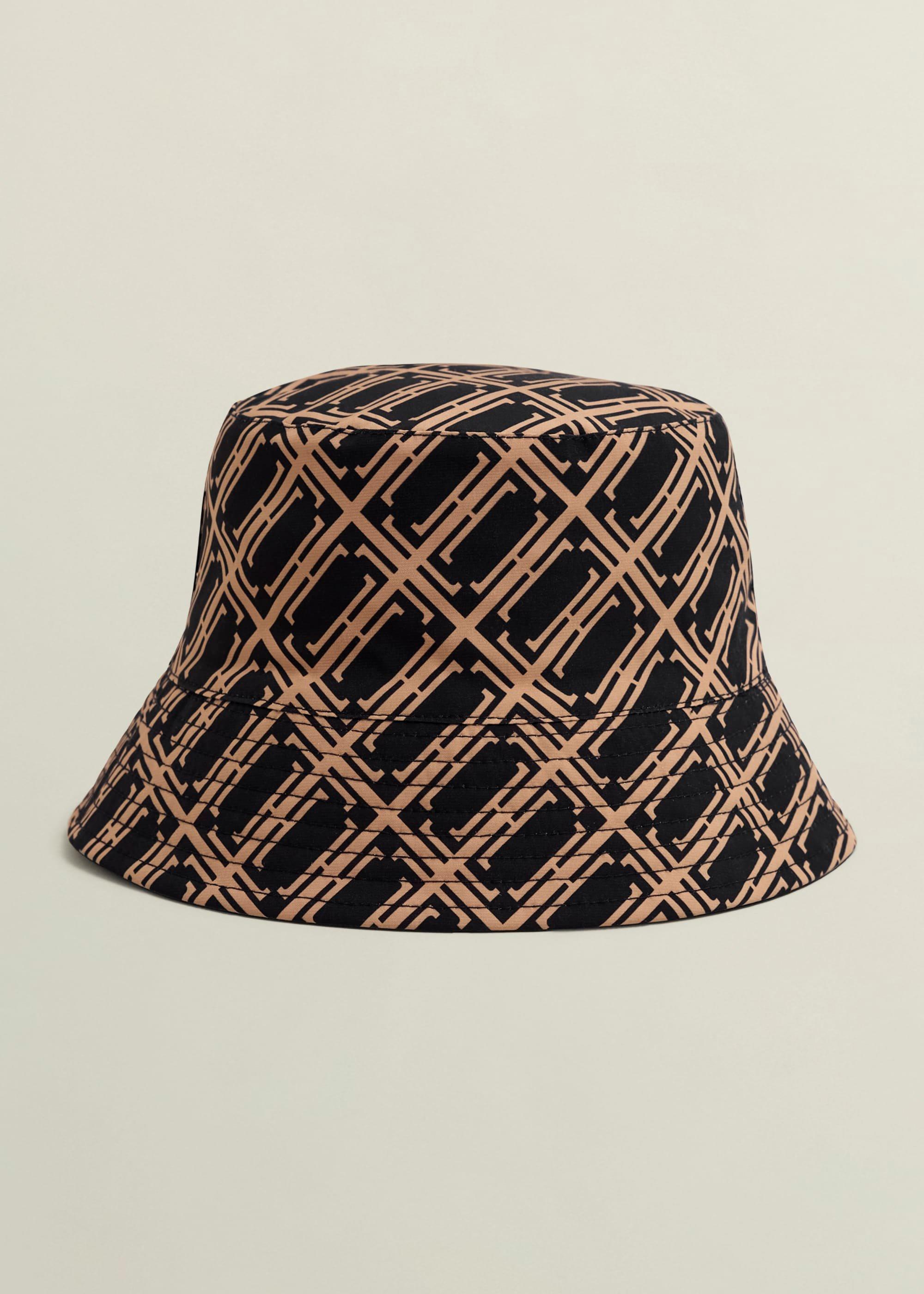 Zuri Reversible Hat, Black Camel, hi-res