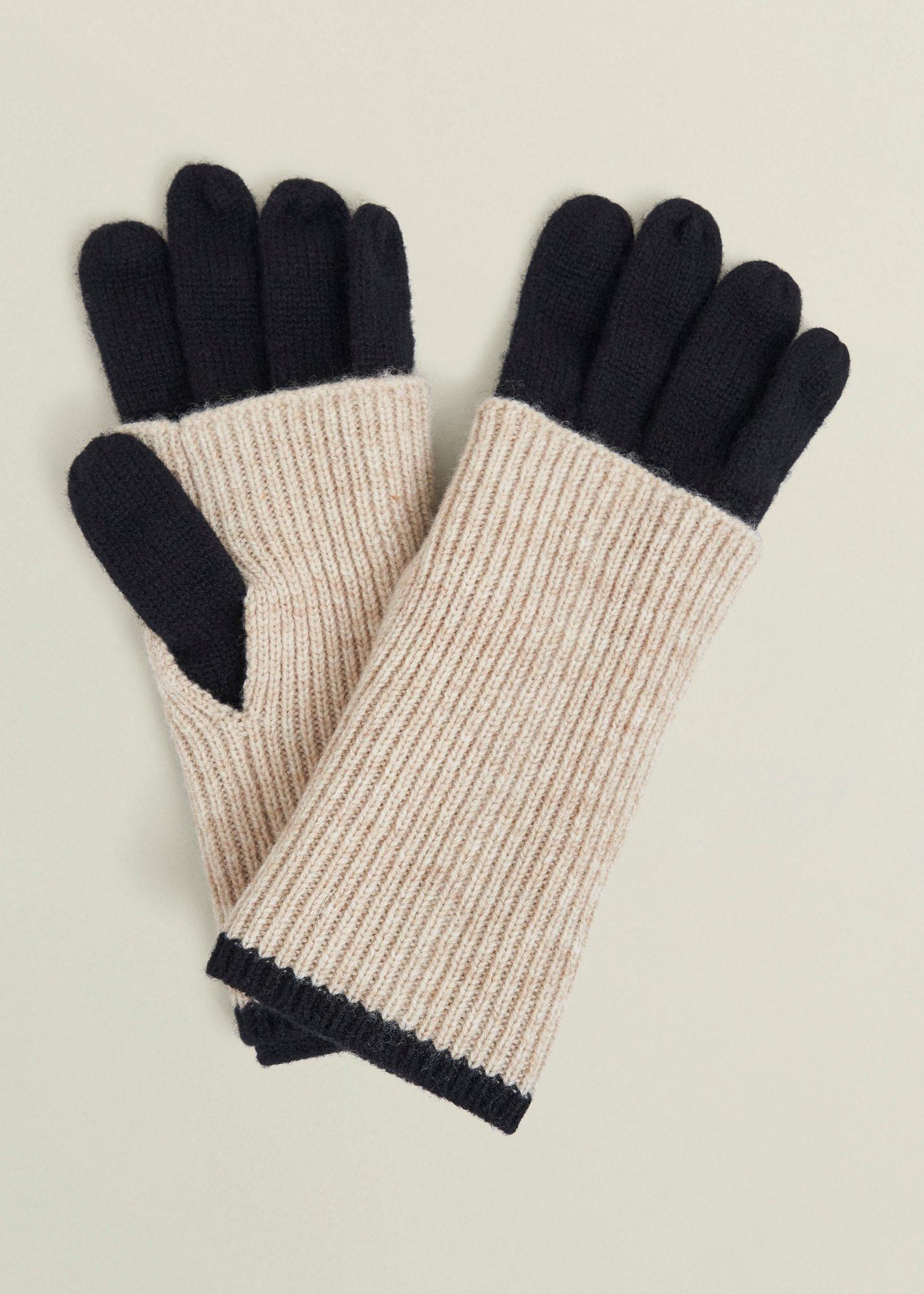 Acacia Wool Knit Gloves