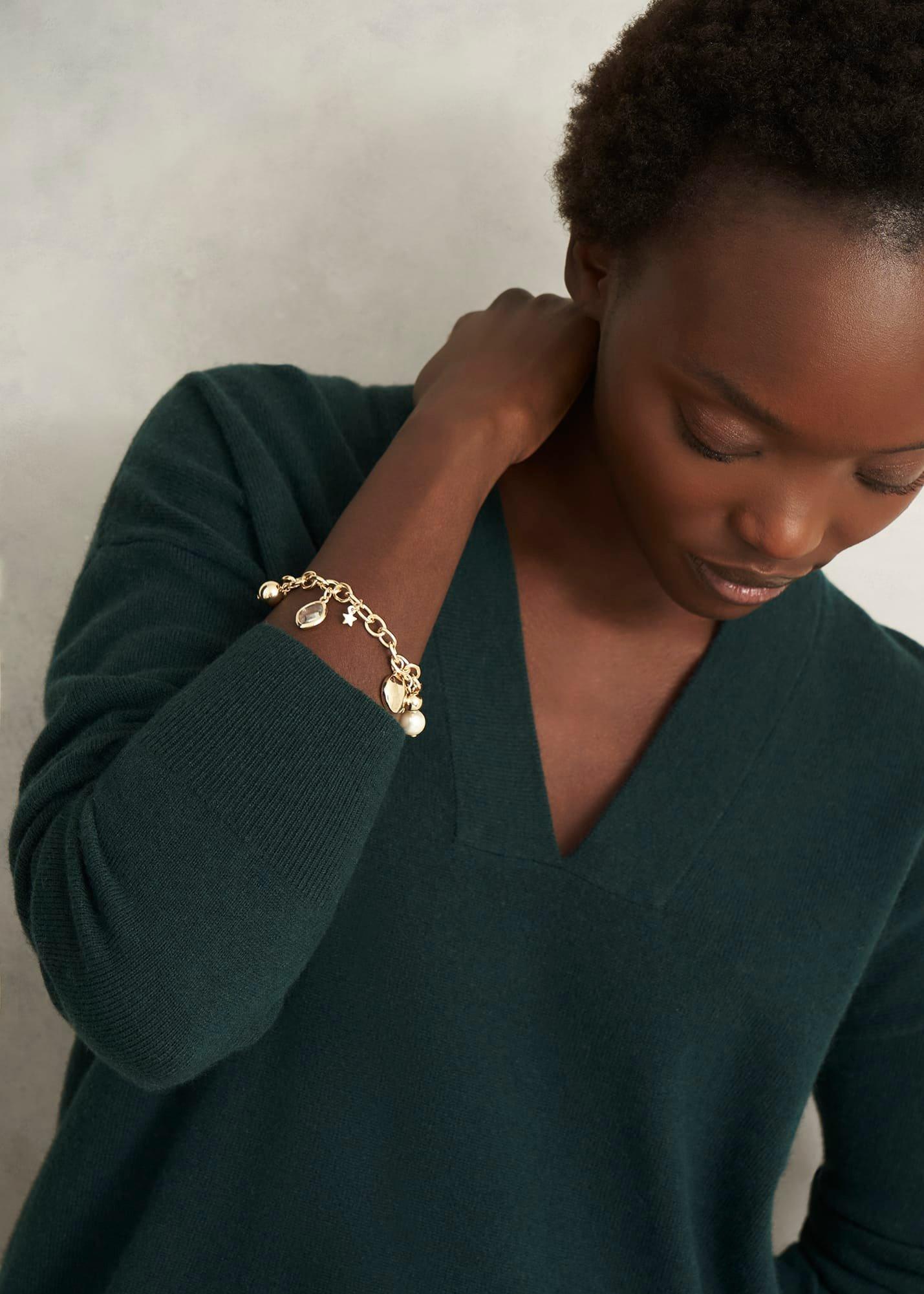 Anela Bracelet, Gold, hi-res