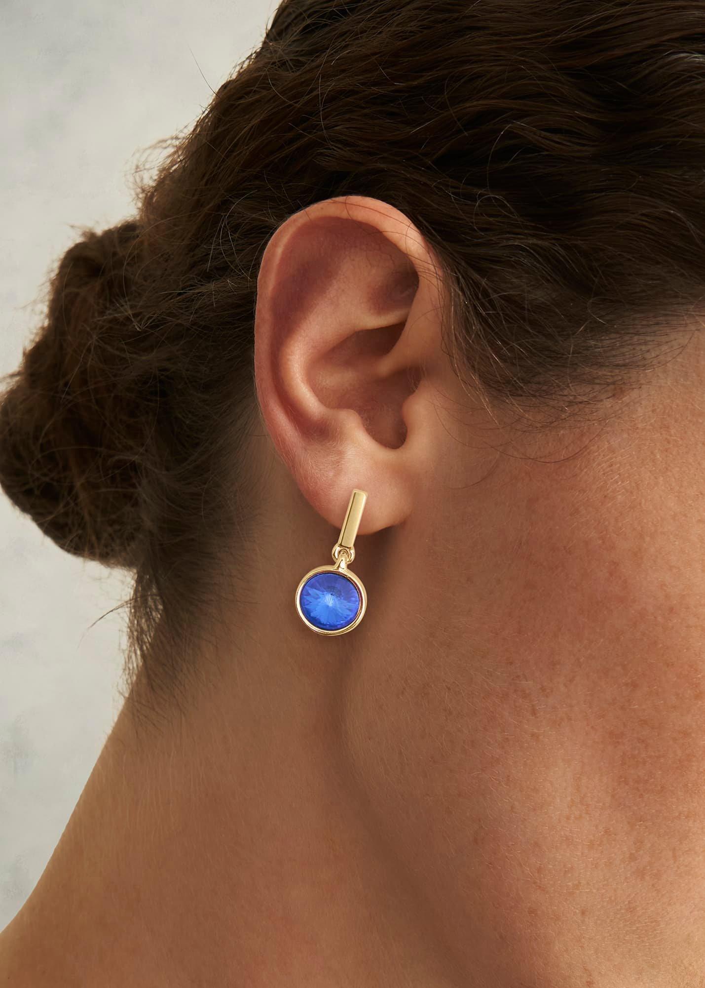 Emi Earrings, Gold Blue, hi-res