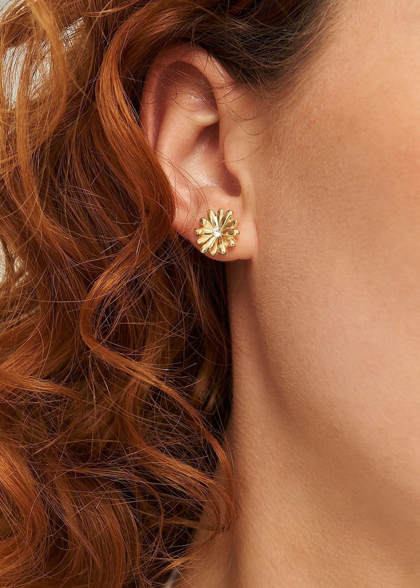 Tamara Earrings, Gold, hi-res