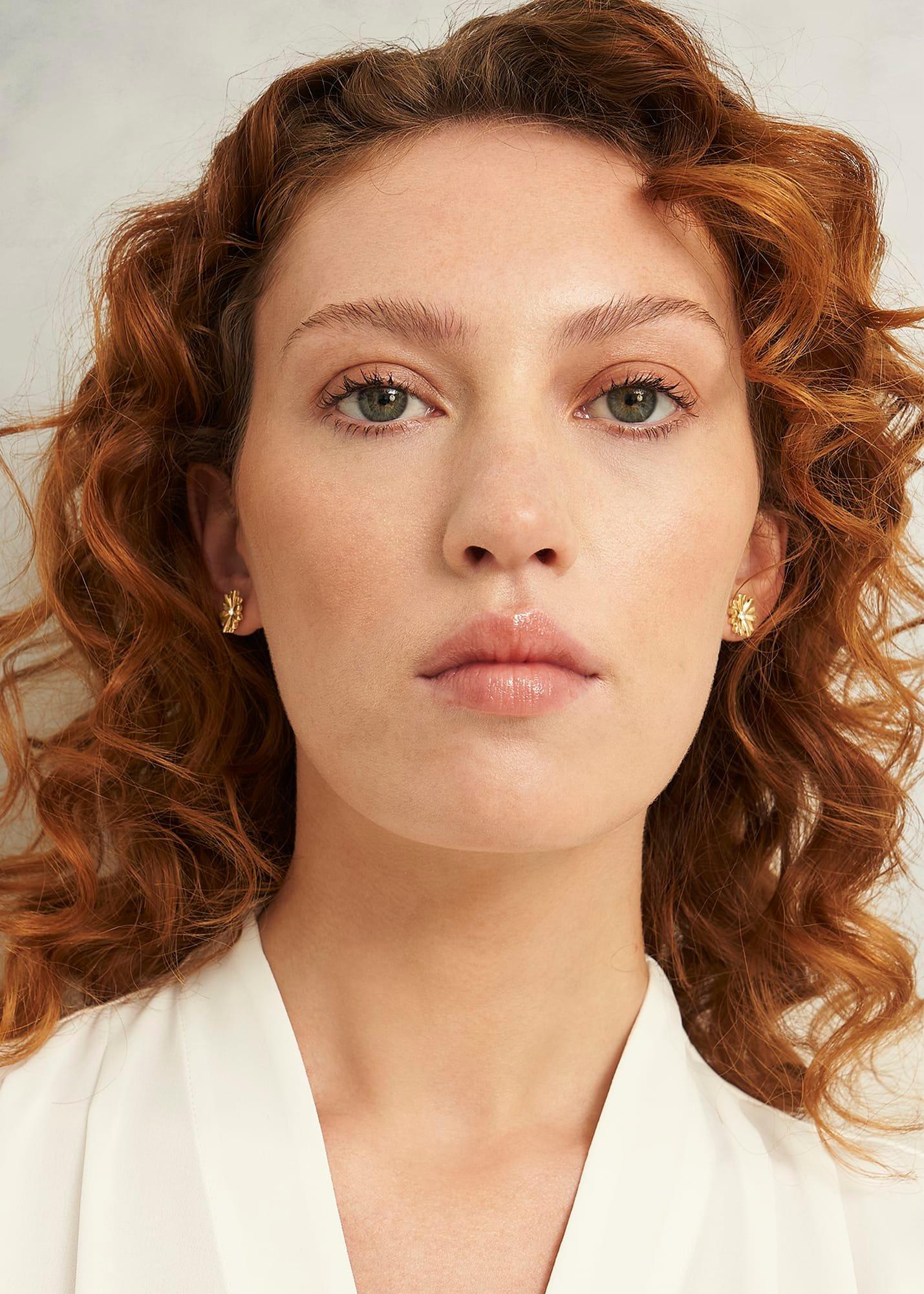 Tamara Earrings, Gold, hi-res