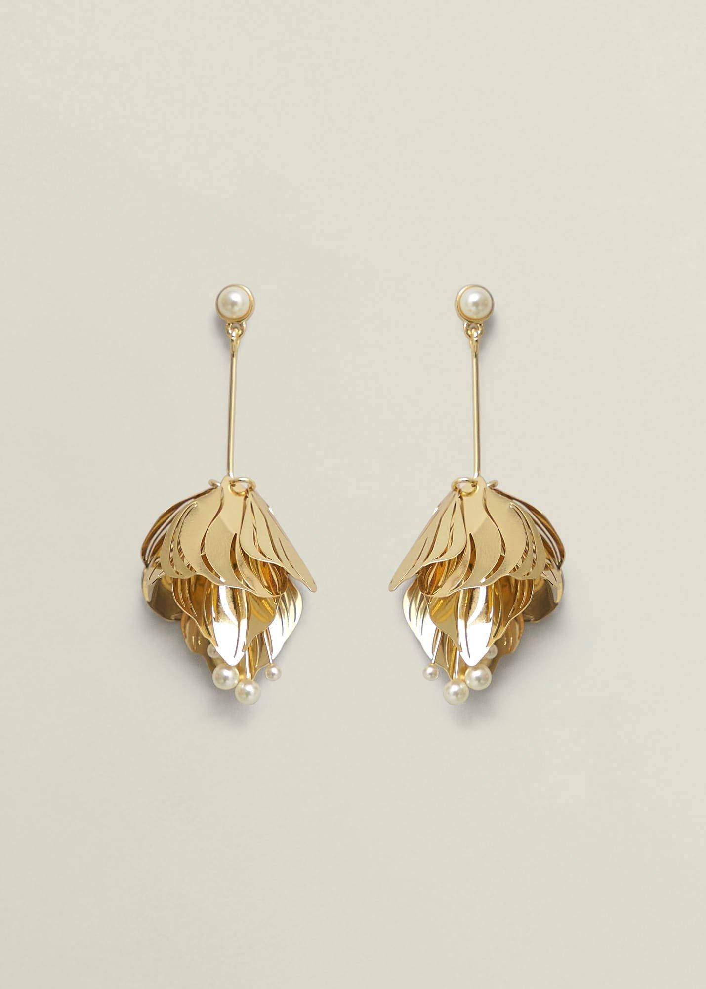 Elisa Earrings, Gold, hi-res