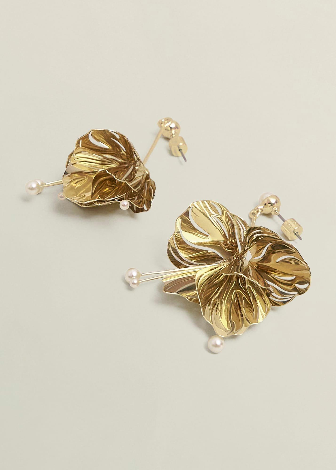 Elisa Earrings, Gold, hi-res