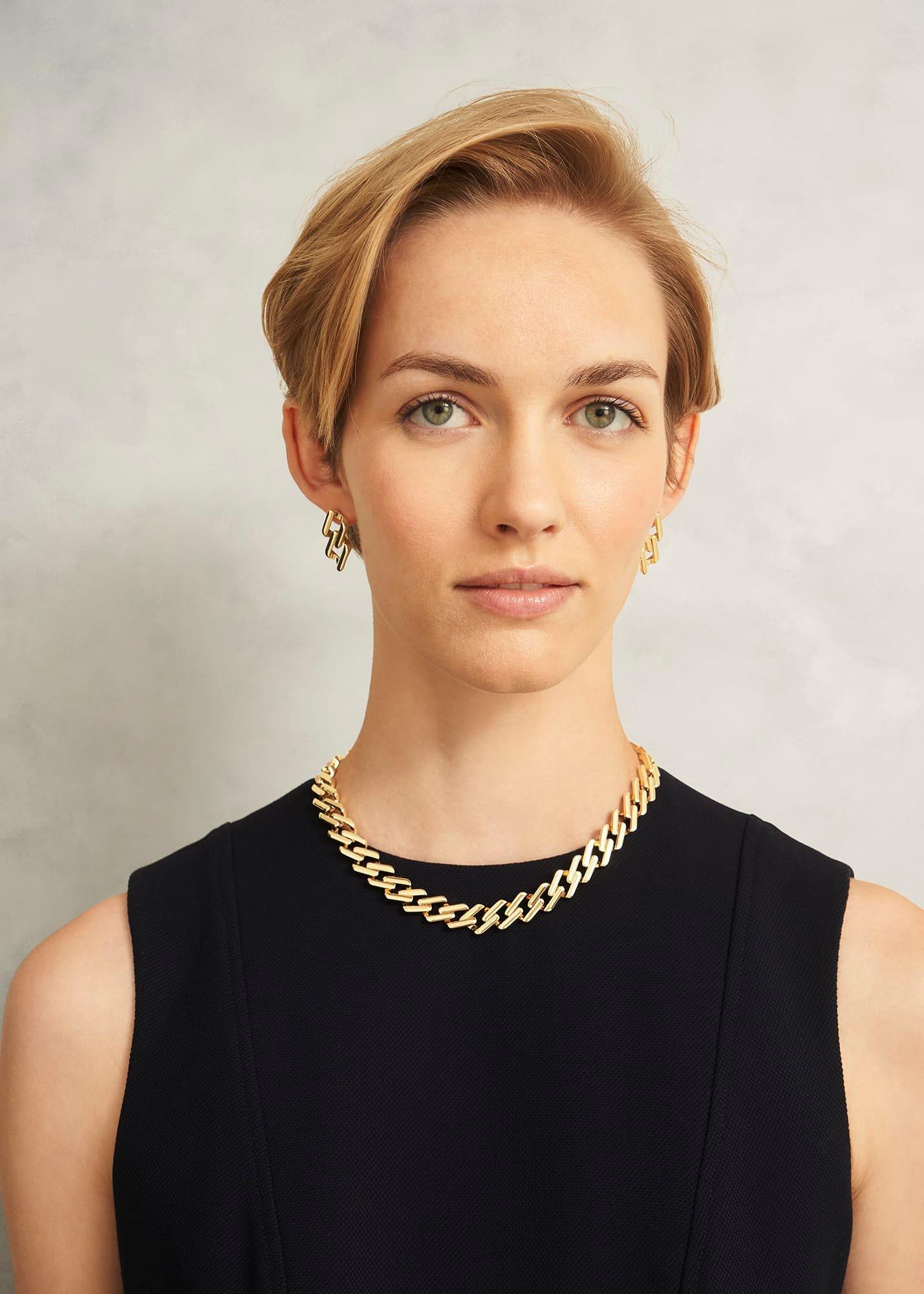 Prue Earrings, Gold, hi-res