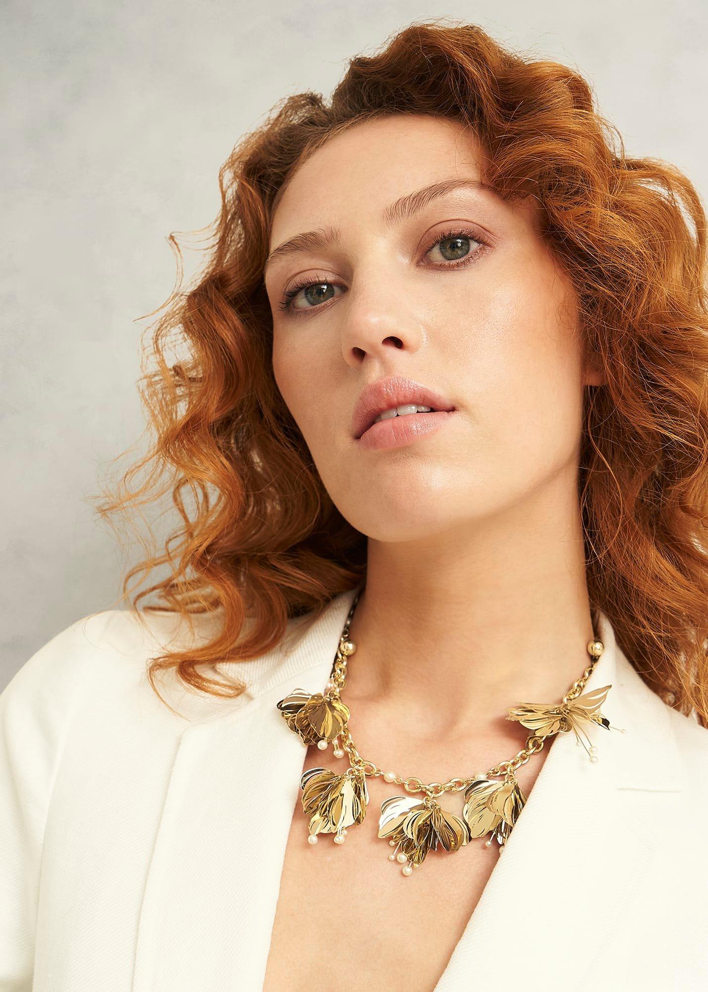 Elisa Necklace, Gold, hi-res