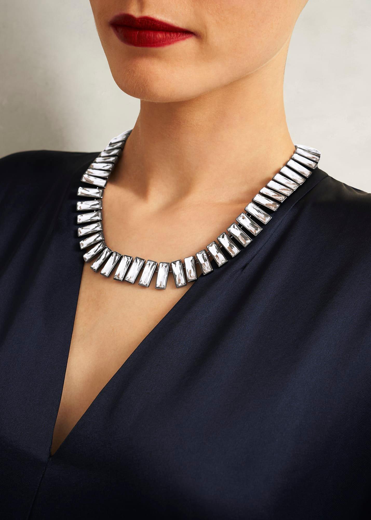 Reese Necklace, Silver, hi-res