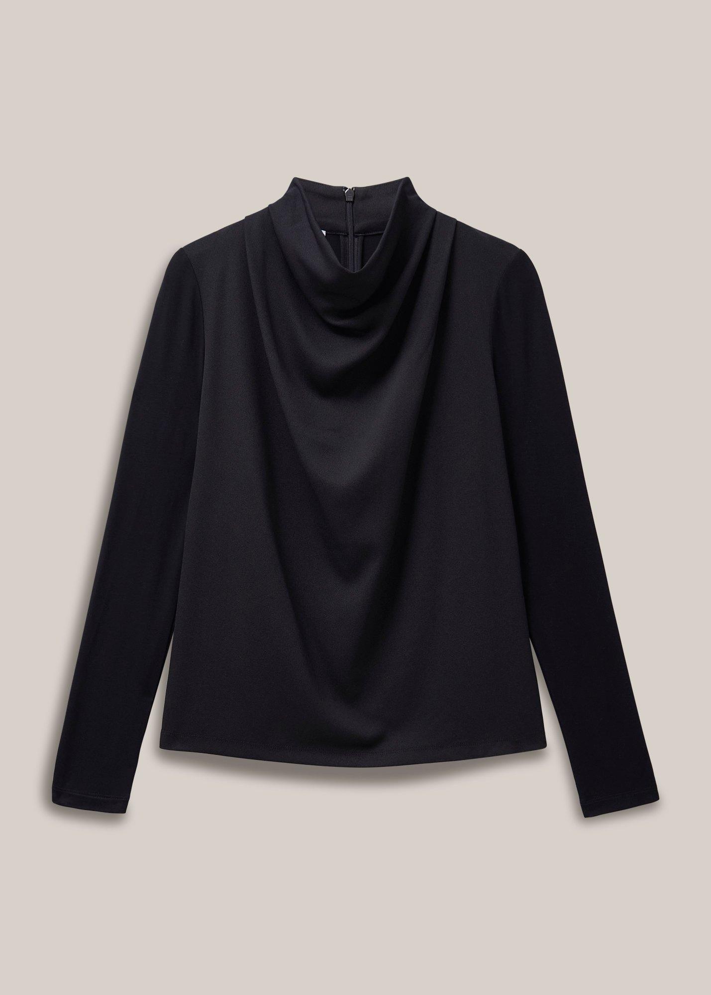 Arielle Cowl Neck Long Sleeve Blouse