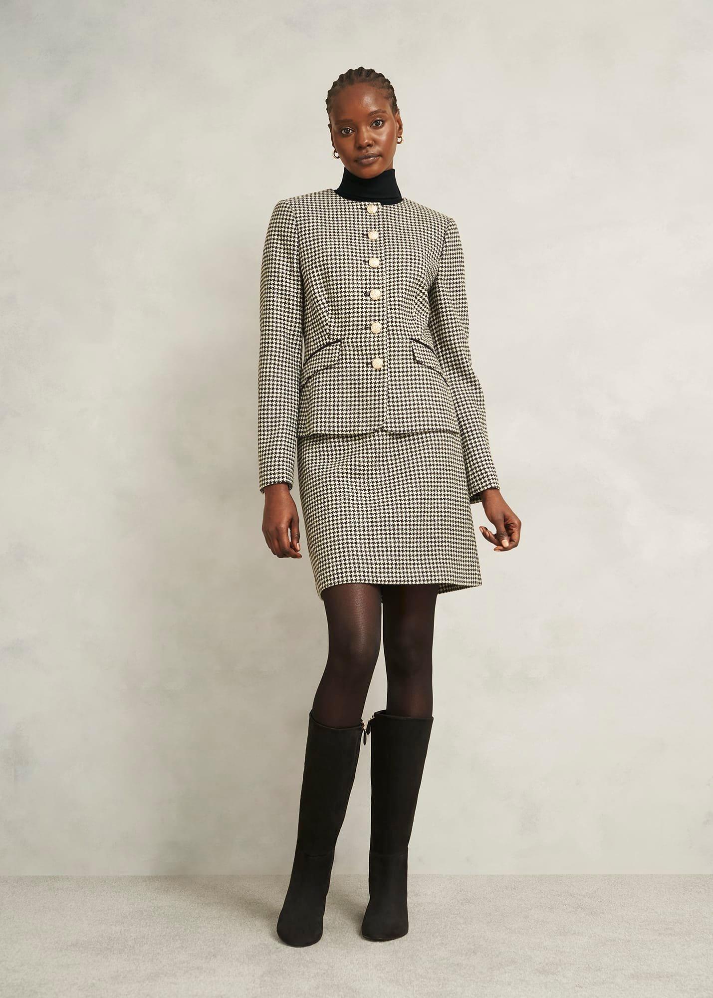 Kiera Ribbed Rollneck, Black, hi-res