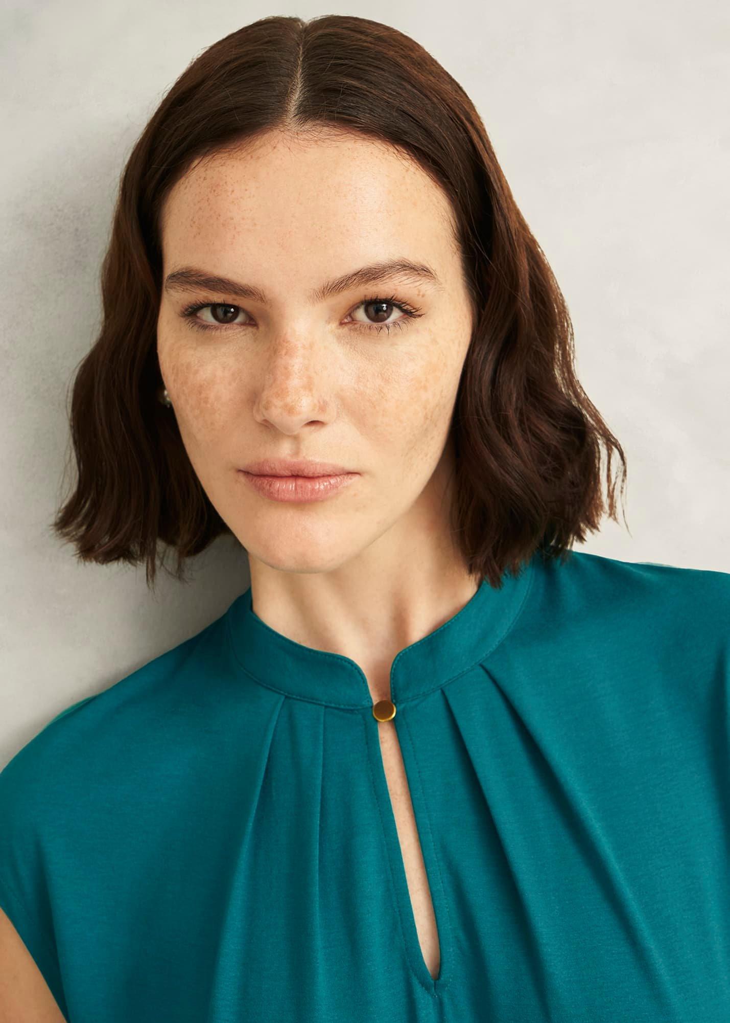 Maeve Top, Myrtle Green, hi-res