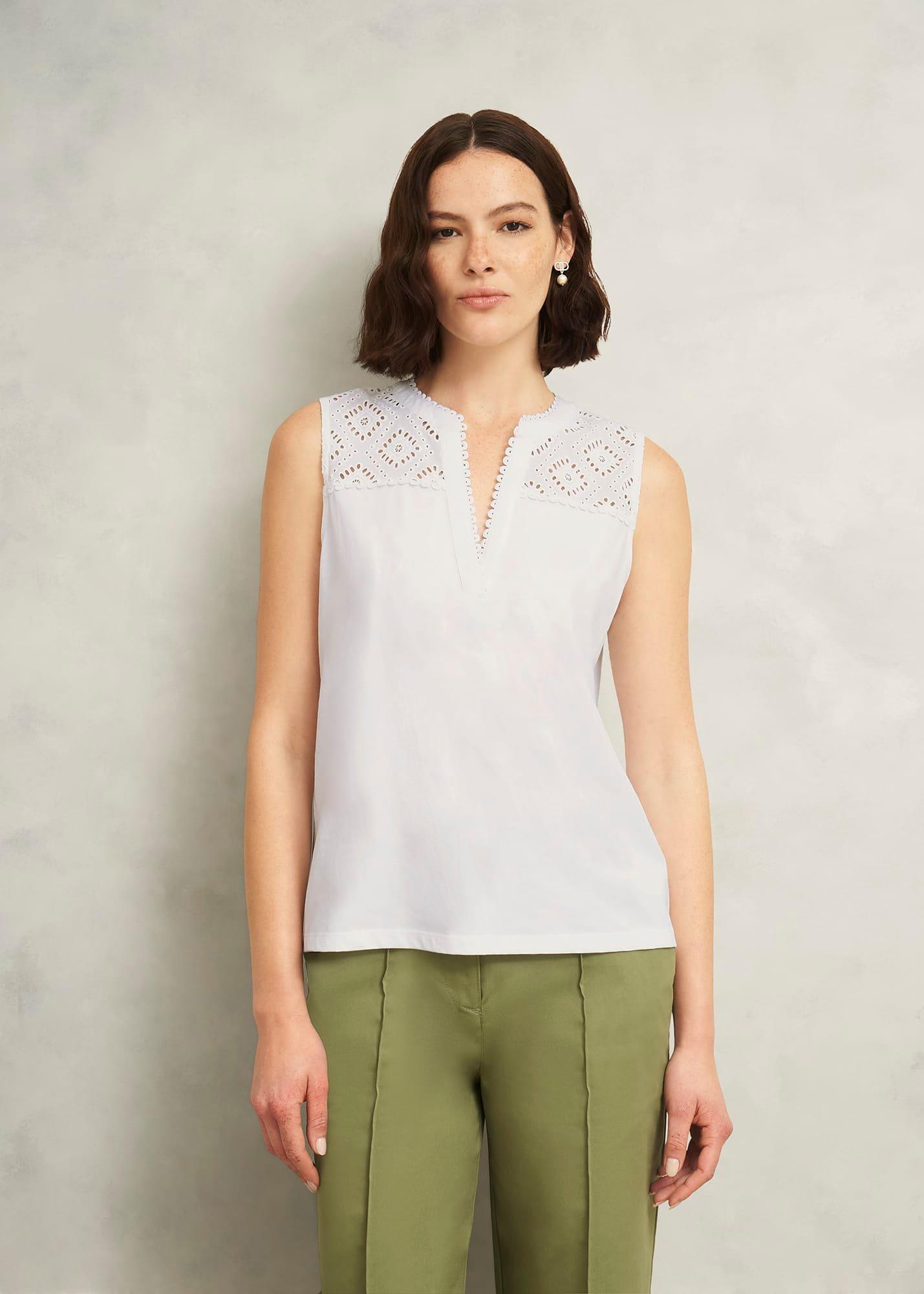 Suzanna Cotton Broderie Top