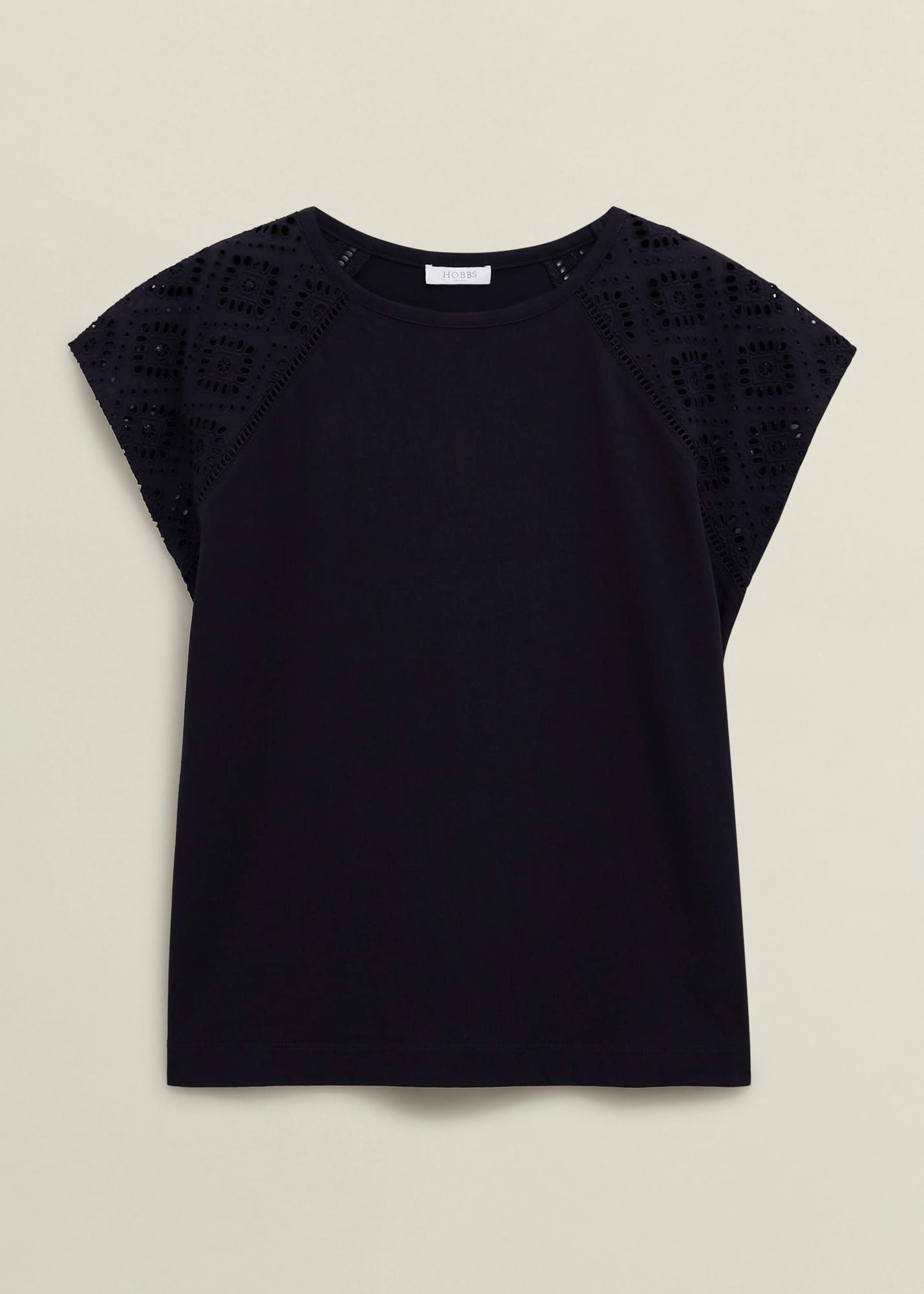 Ivana Cotton Broderie Top