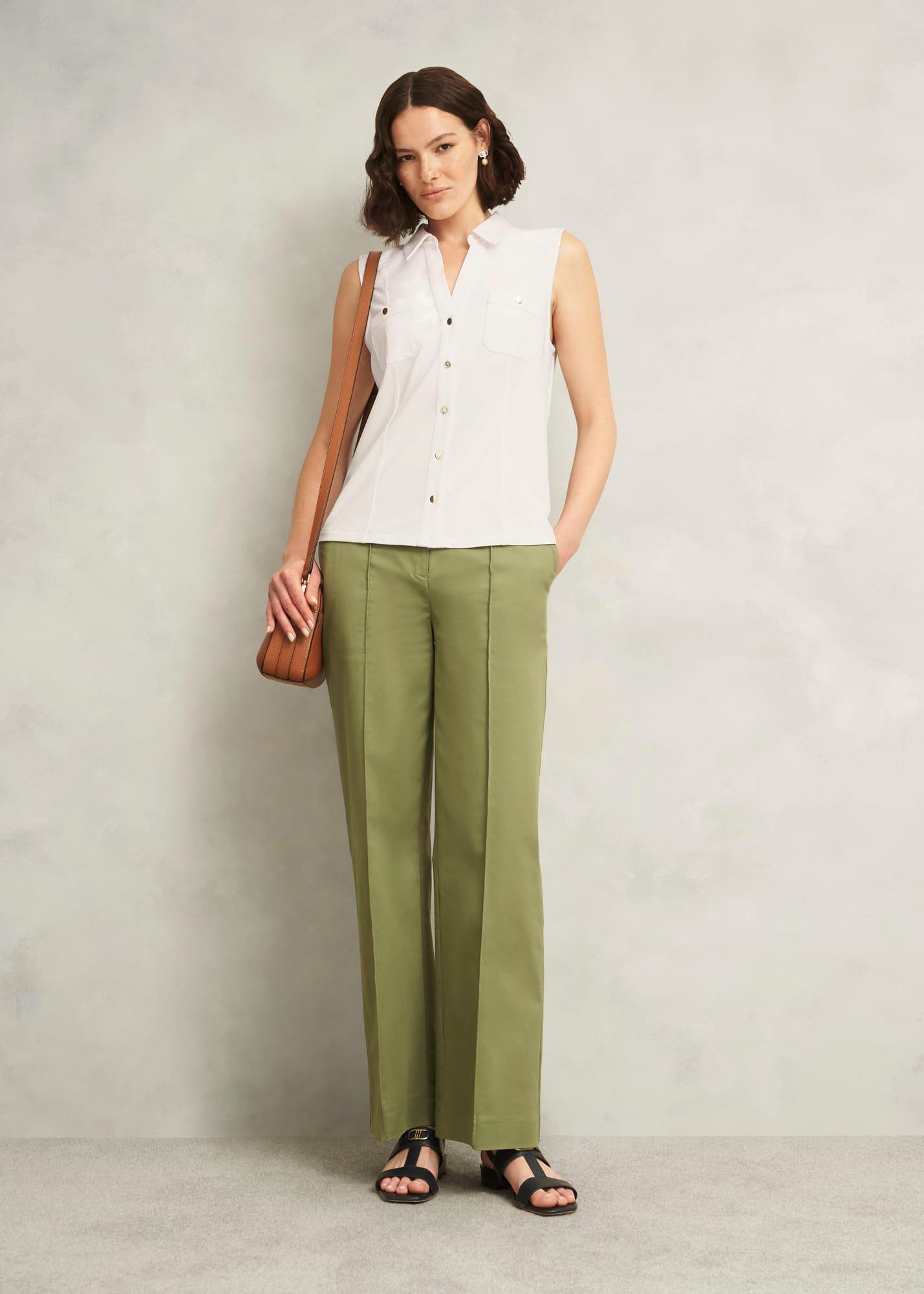 Sasha Jersey Shirt, Ivory, hi-res