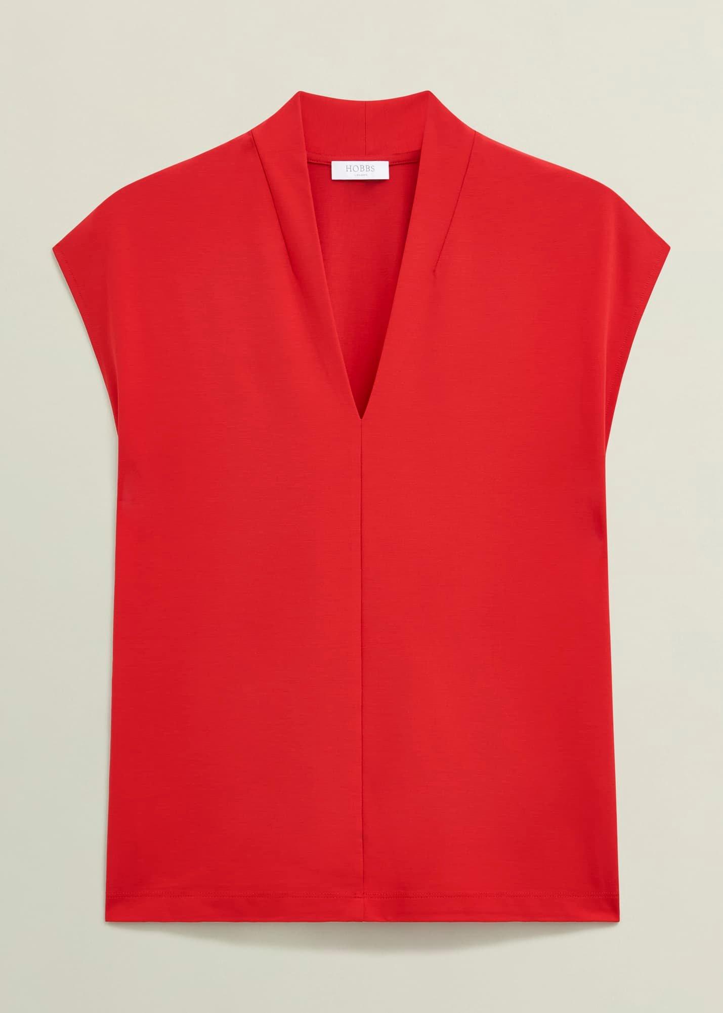 Katie Top, Petunia Red, hi-res