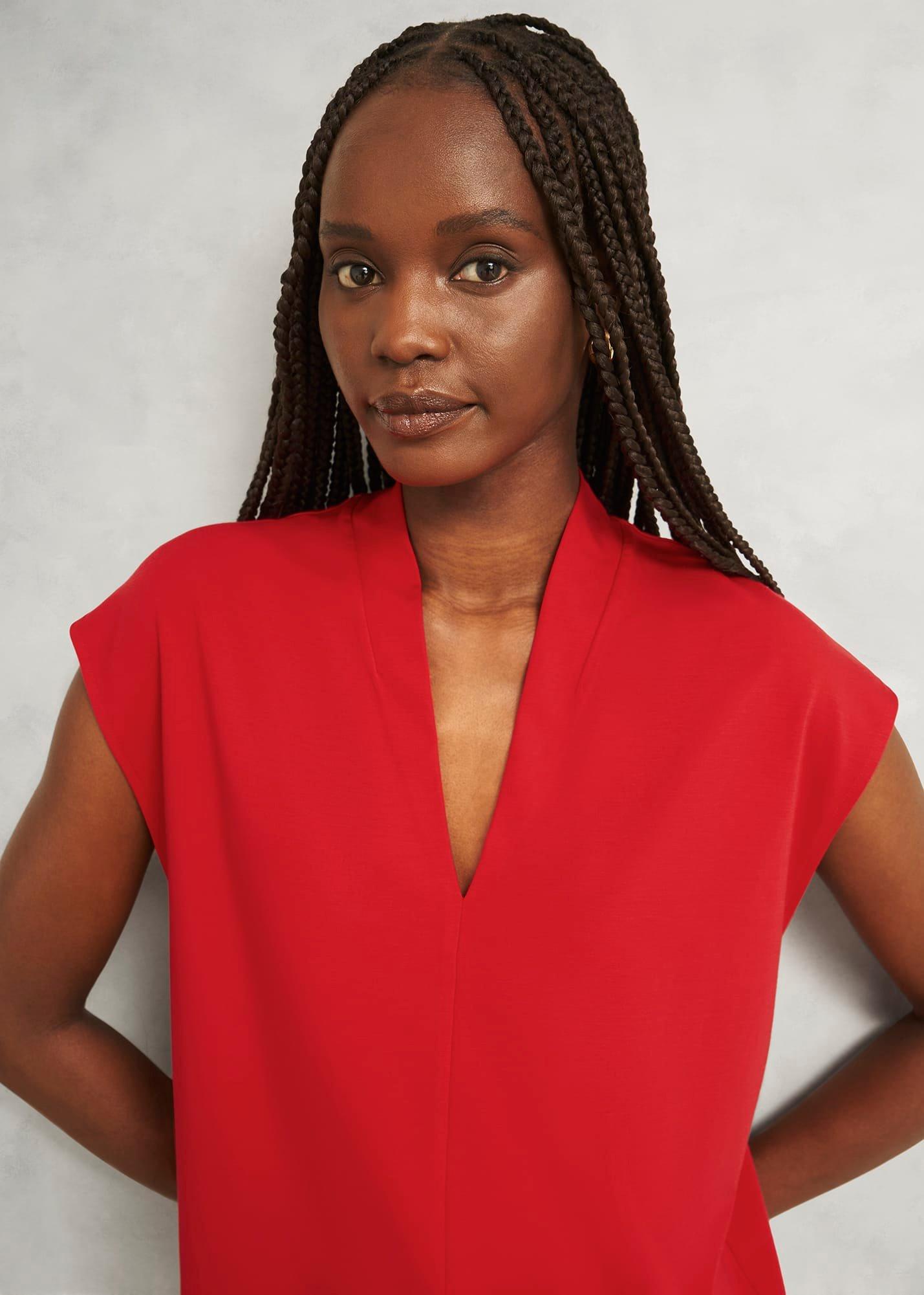 Katie Top, Petunia Red, hi-res