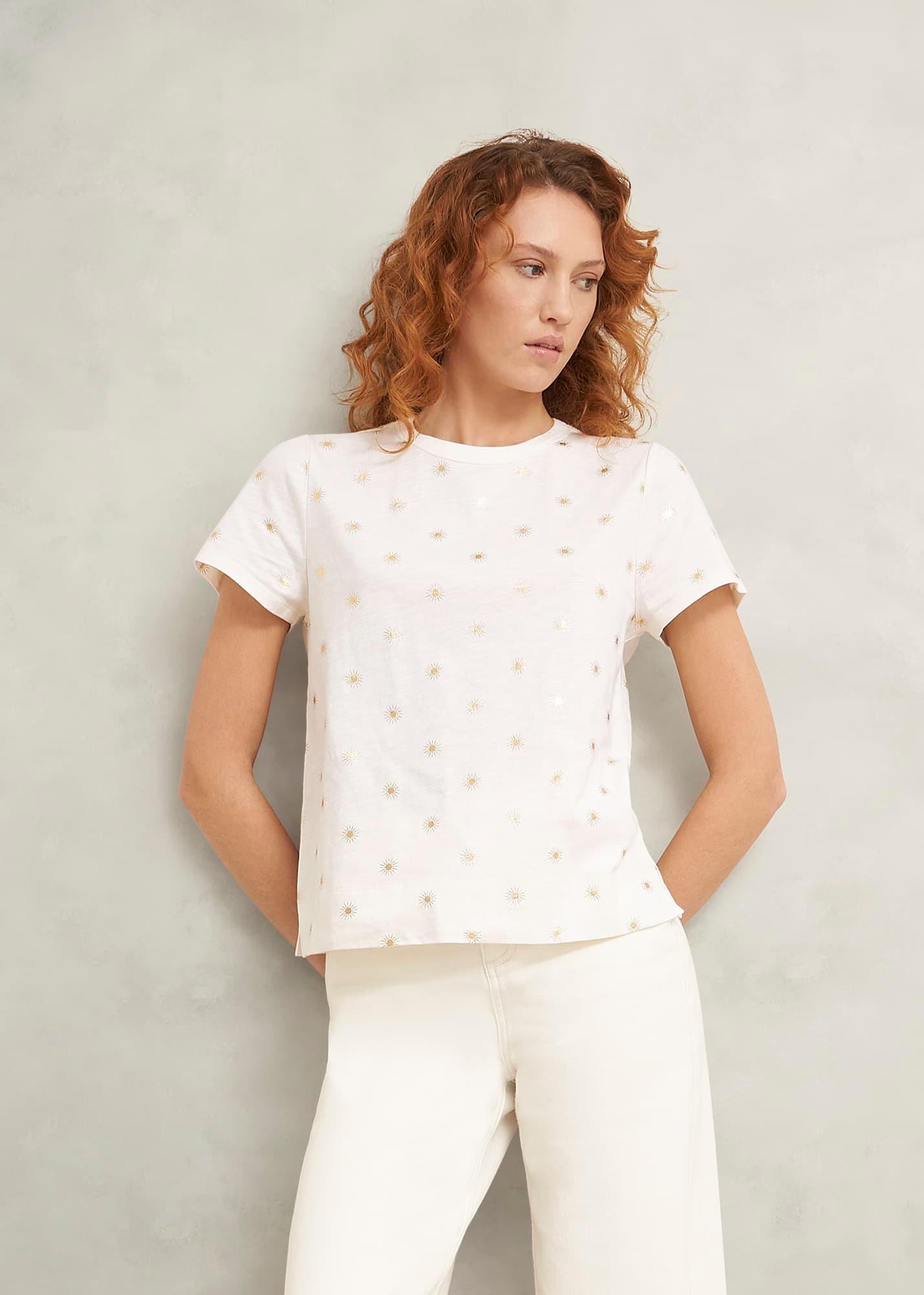 Adaline Cotton Printed T-Shirt