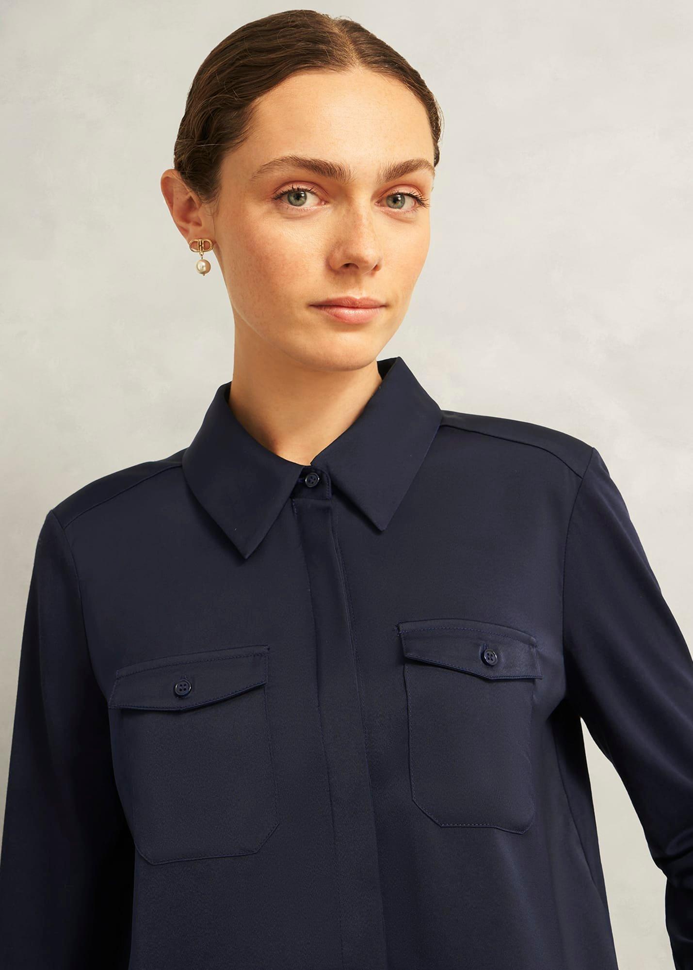 Evianna Shirt, Midnight Navy, hi-res