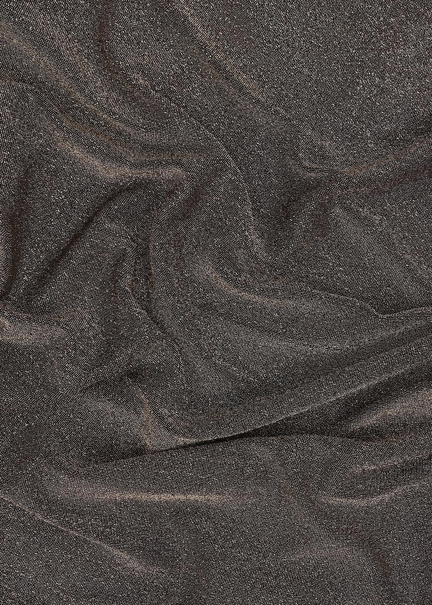 Metallic Sonya Gathered Neck Top, Gold, hi-res