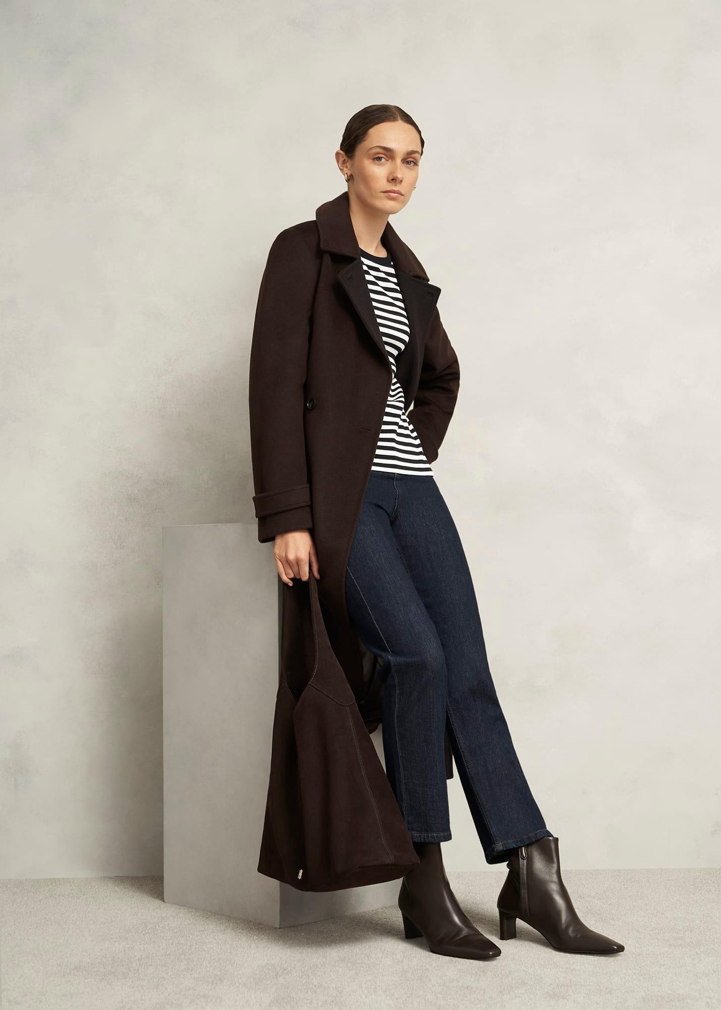 Tamsin Striped Top, Navy Ivory, hi-res