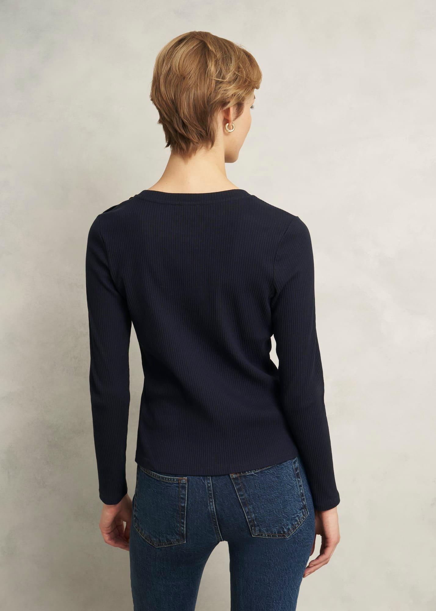 Tamsin Top, Navy, hi-res