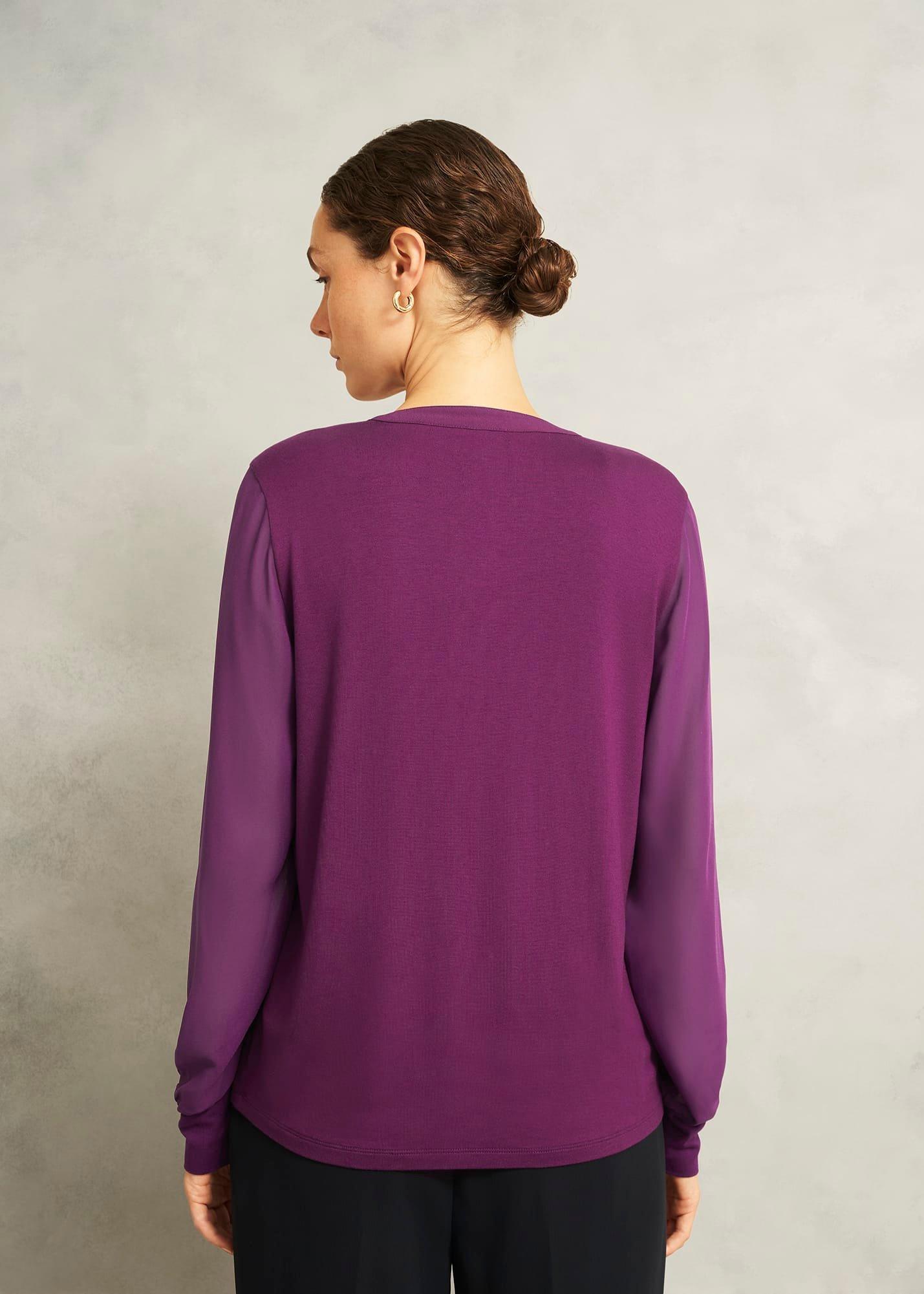 Darcy Top, Vibrant Purple, hi-res