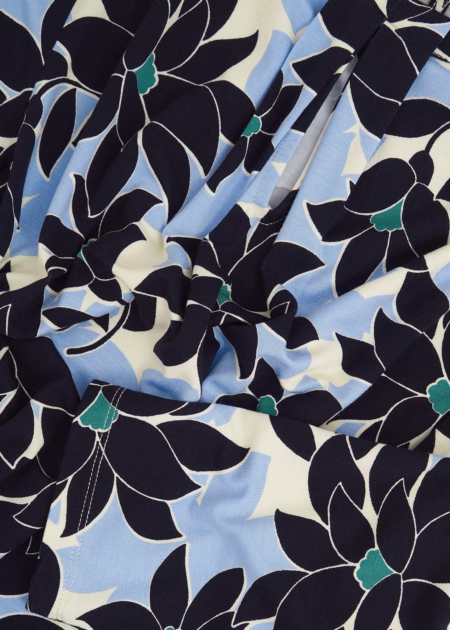 Julia Printed Top, Blue Multi, hi-res