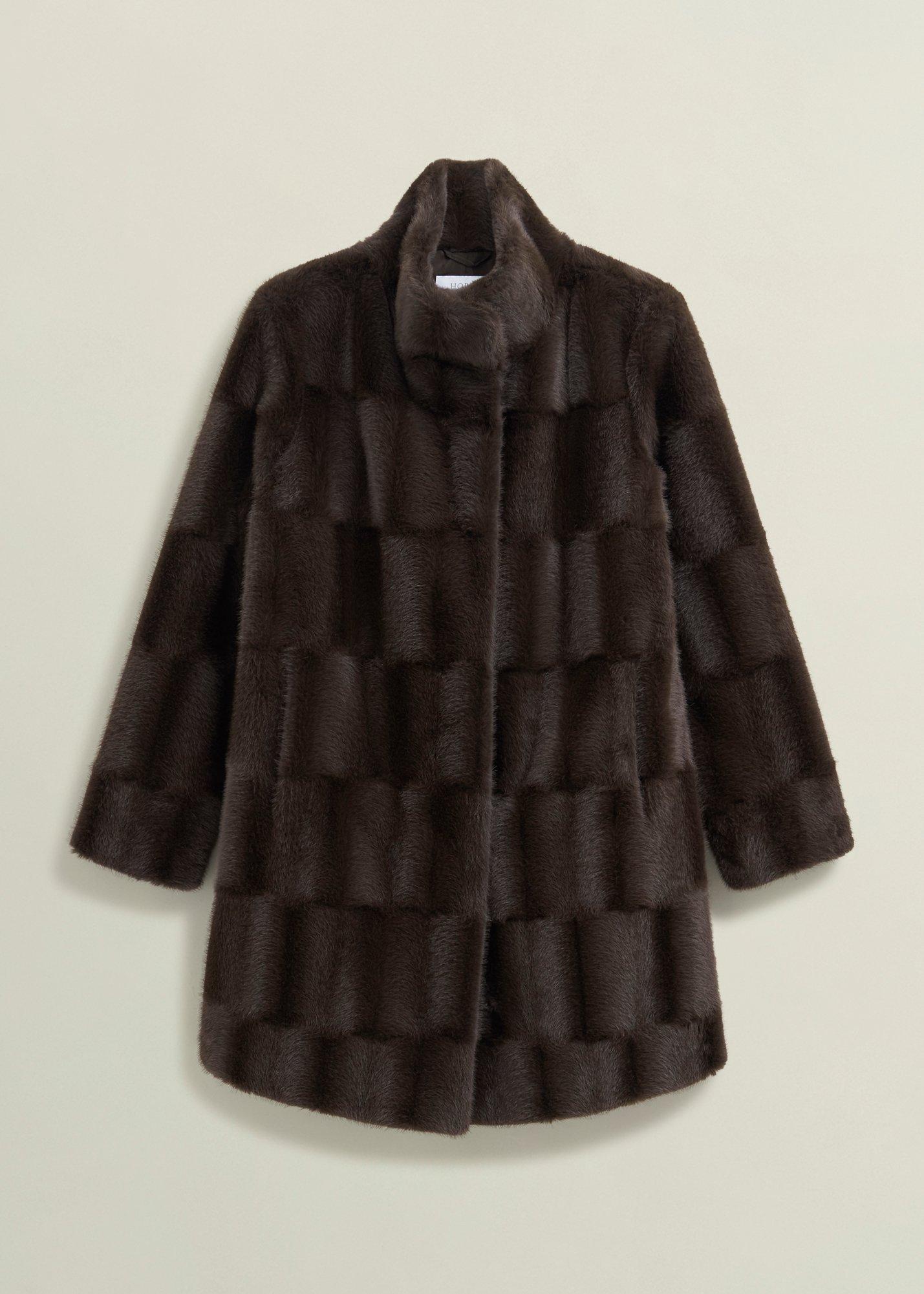 Petite Rosanne Faux Fur Coat