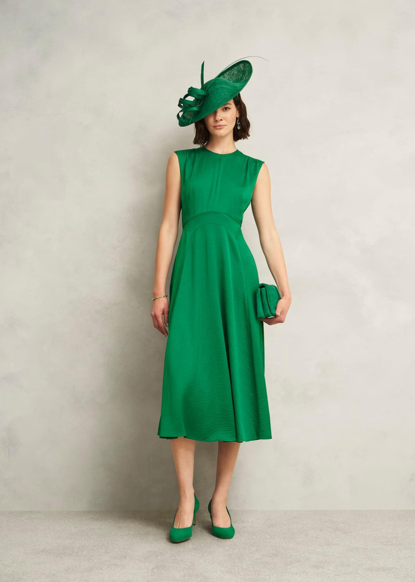 Melanie Fascinator, Amethyst Green, hi-res