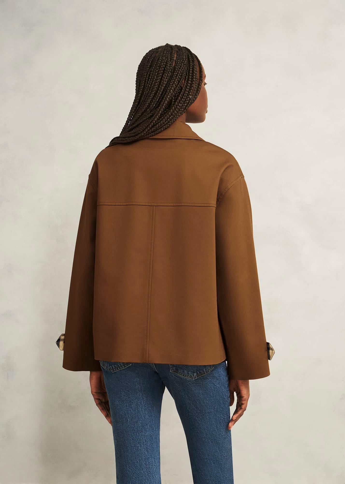 Frida Shower Resistant Trench, Vicuna, hi-res