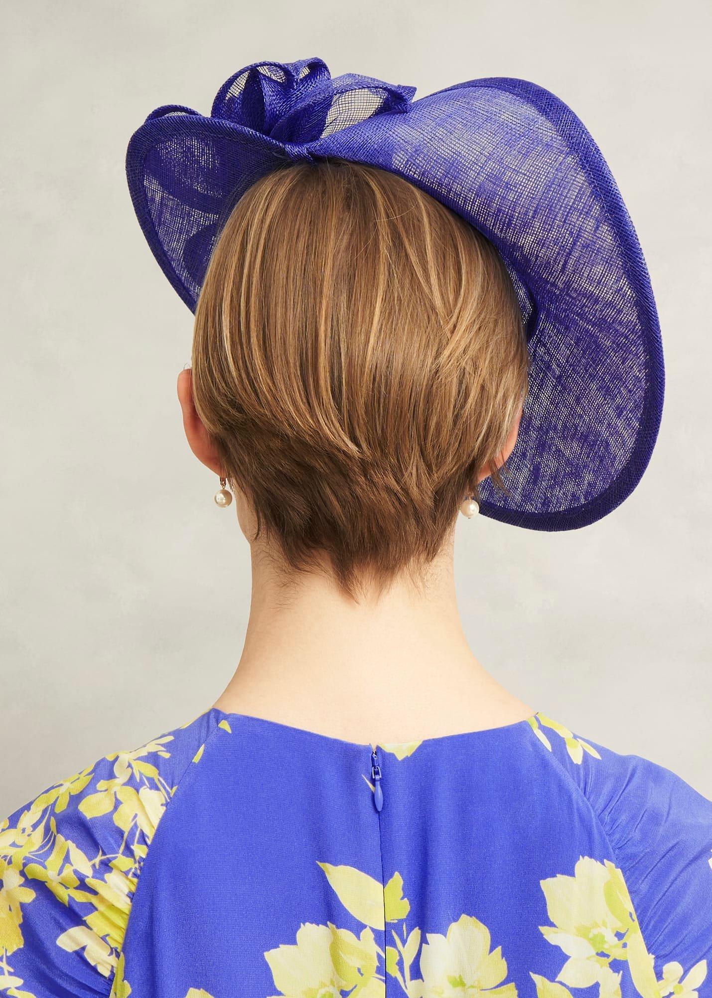 Elaina Fascinator, Allium Blue, hi-res