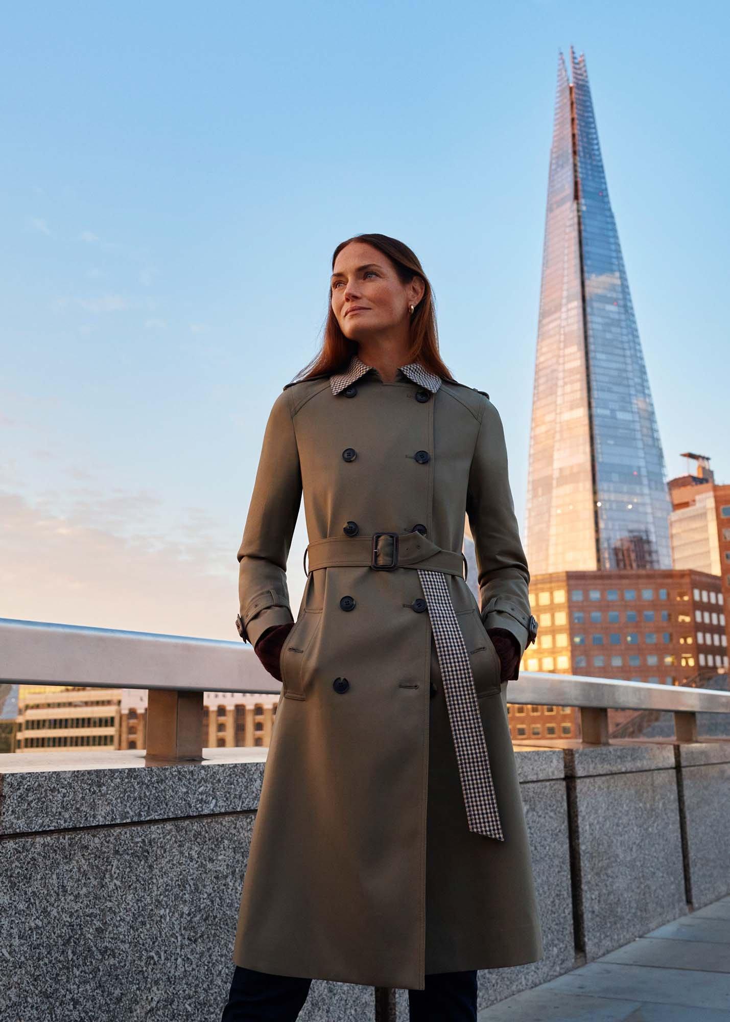 Etty Shower Resistant Trench Coat