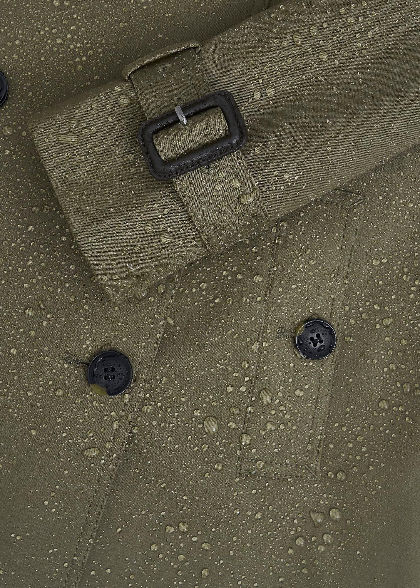 Etty Shower Resistant Trench Coat, Olive Green, hi-res
